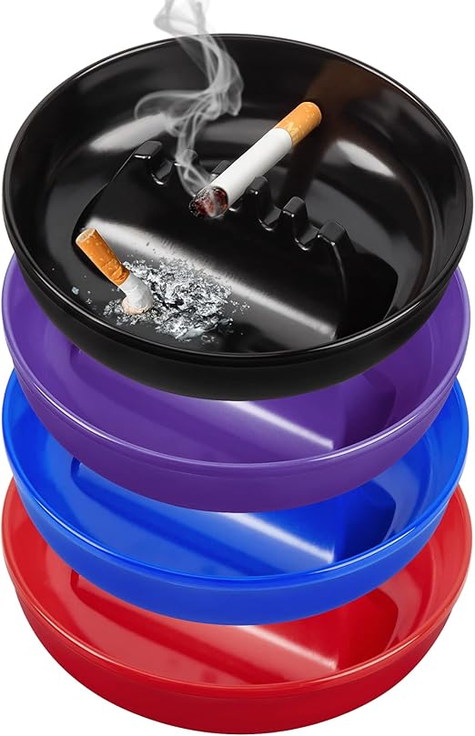 Ash Tray for Cigarettes,Indoor/Outdoor Ashtray for Patio