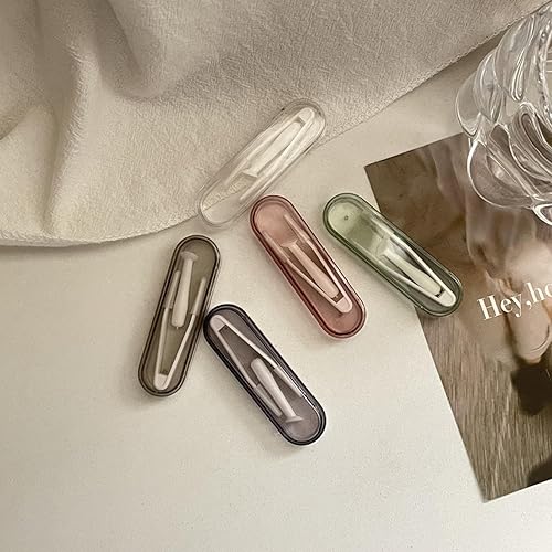 Miniatura 6 de Juego de estuche portátil para lentes de contacto, removedor de lentes de contacto y herramienta de inserción (insertadorquita+pinzas con punta