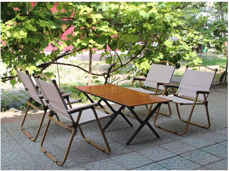 Table 1 Table 4 Chairs Outdoor Folding Table Chicken Rolls Table Camping Table Portable Picnic Table
