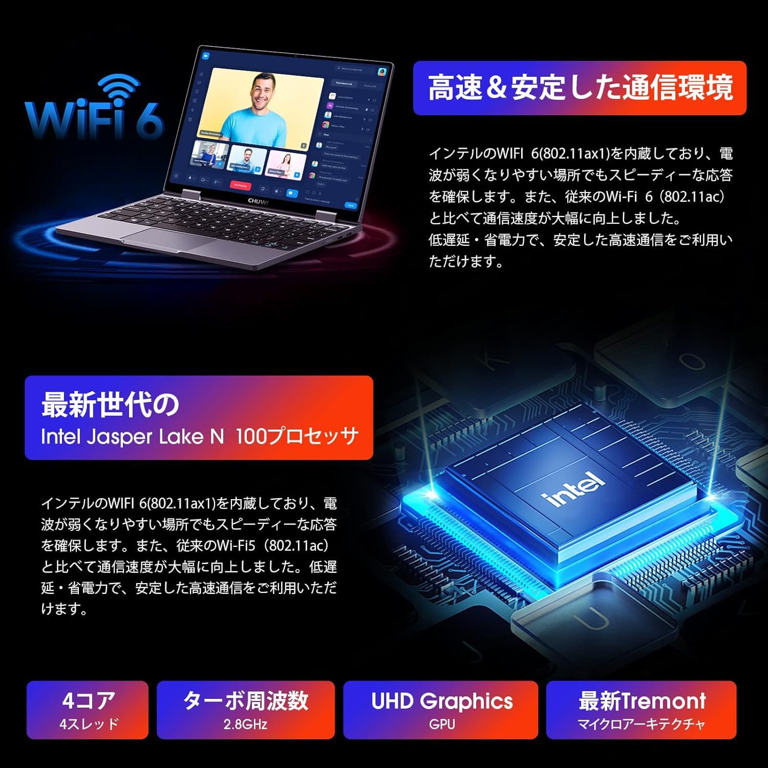 Amazon.co.jp: CHUWI ノートパソコン MiniBook X windows 11【日本語 