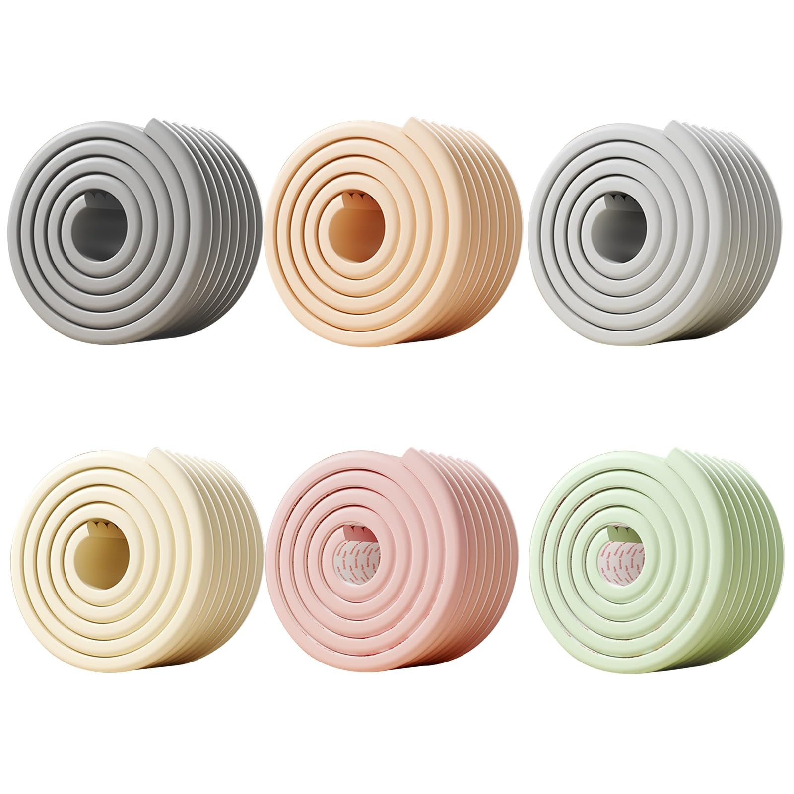 Coperture per angoli da parete, protezioni per bordi di mobili, tavoli, pareti, in schiuma, per la sicurezza dei bambini, forma a W, processo professionale extra spesso, per angoli e bordi affilati