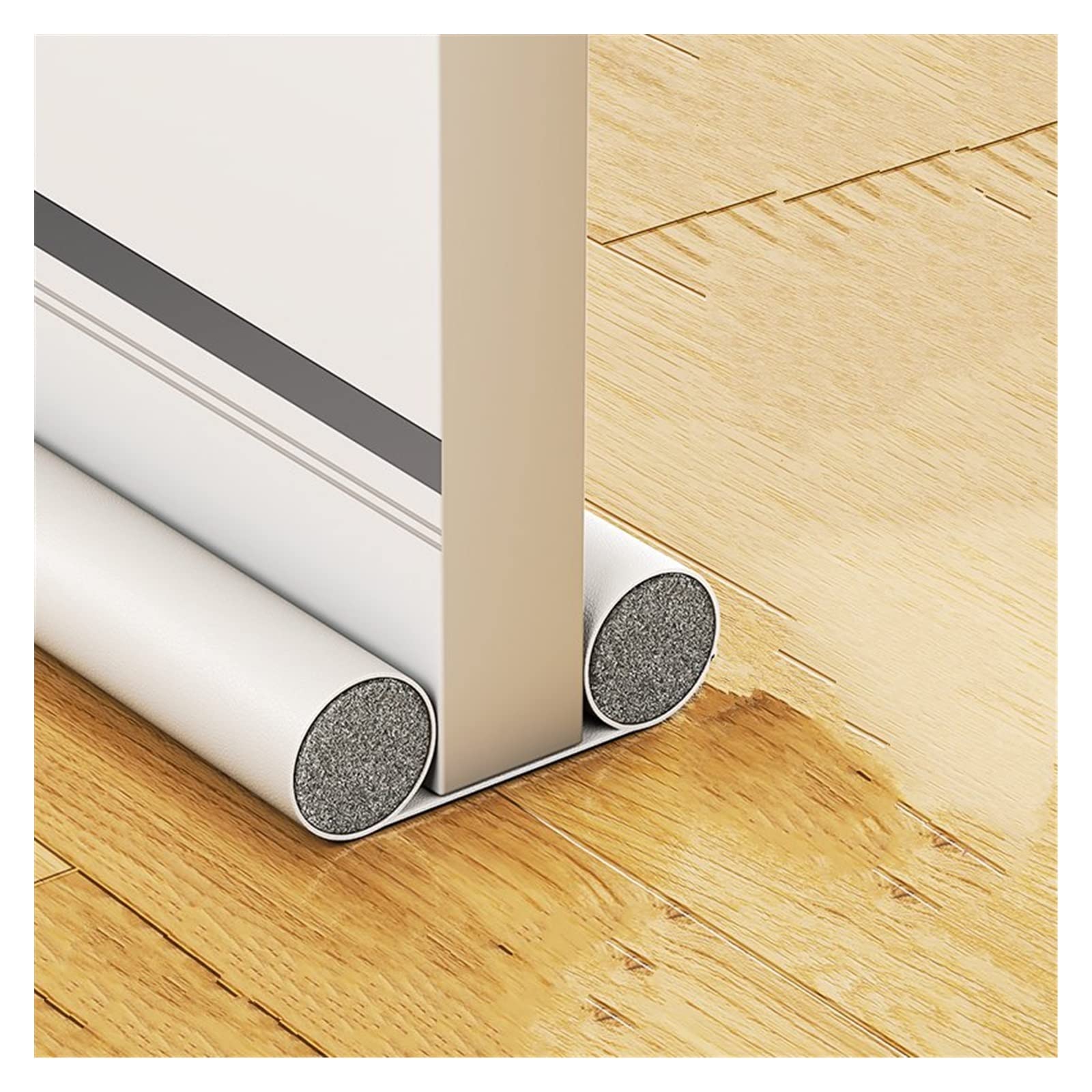 Bloqueador De Puerta De 2 Piezas Longitud 94 Cm / 37" (Color : PU White)