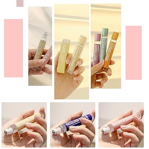 Miniatura 3 de Perfume de señuelo para hombres y mujeres, aceite de perfume de feromonas de larga duración, aceite de perfume rodante, 8 tipos de fragancia, vegano