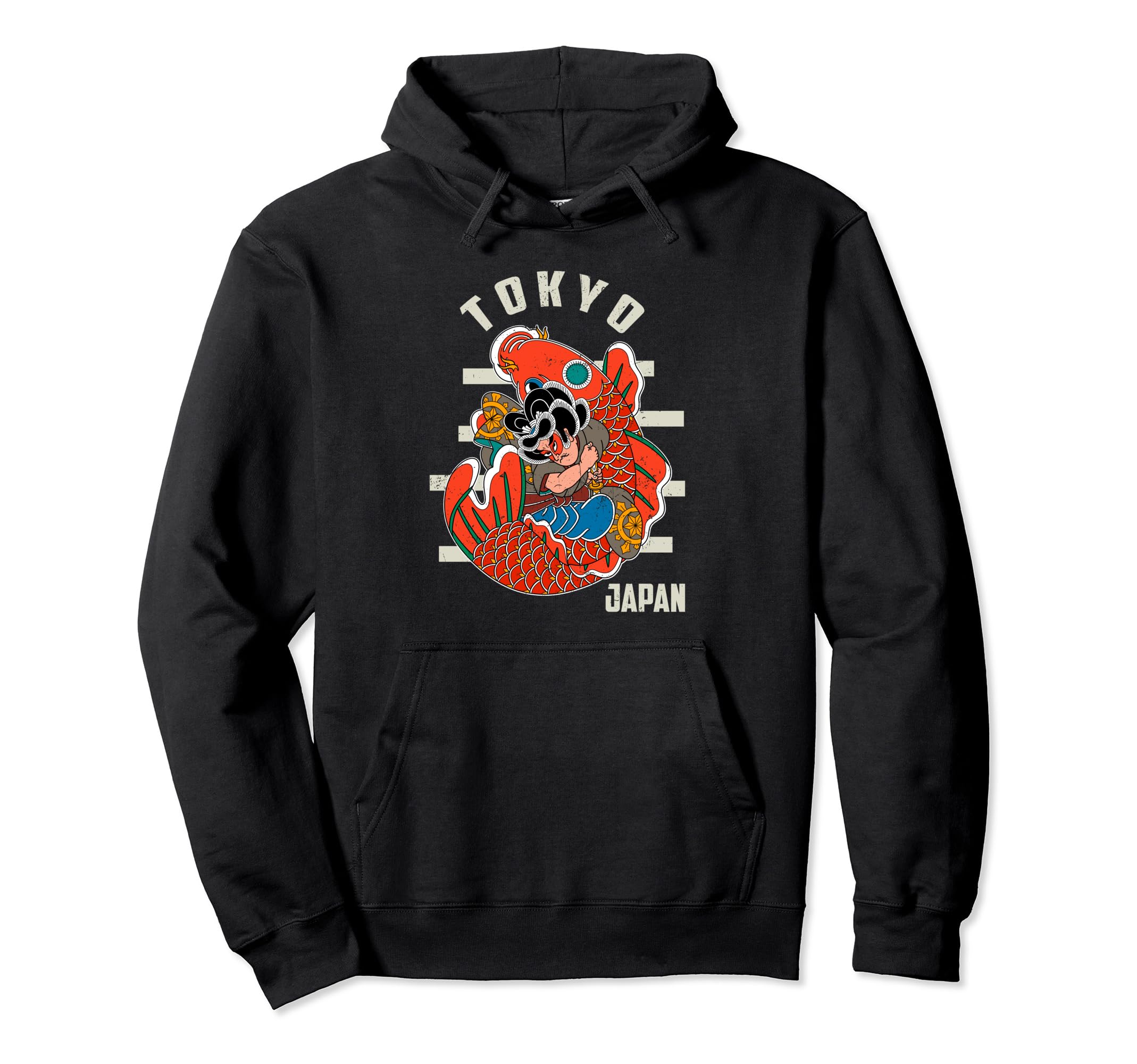 Kintaro Namazu Bunraku japanese japan nation animeKintaro Namazu Bunraku japanese japan family souvenir nation Pullover Hoodie