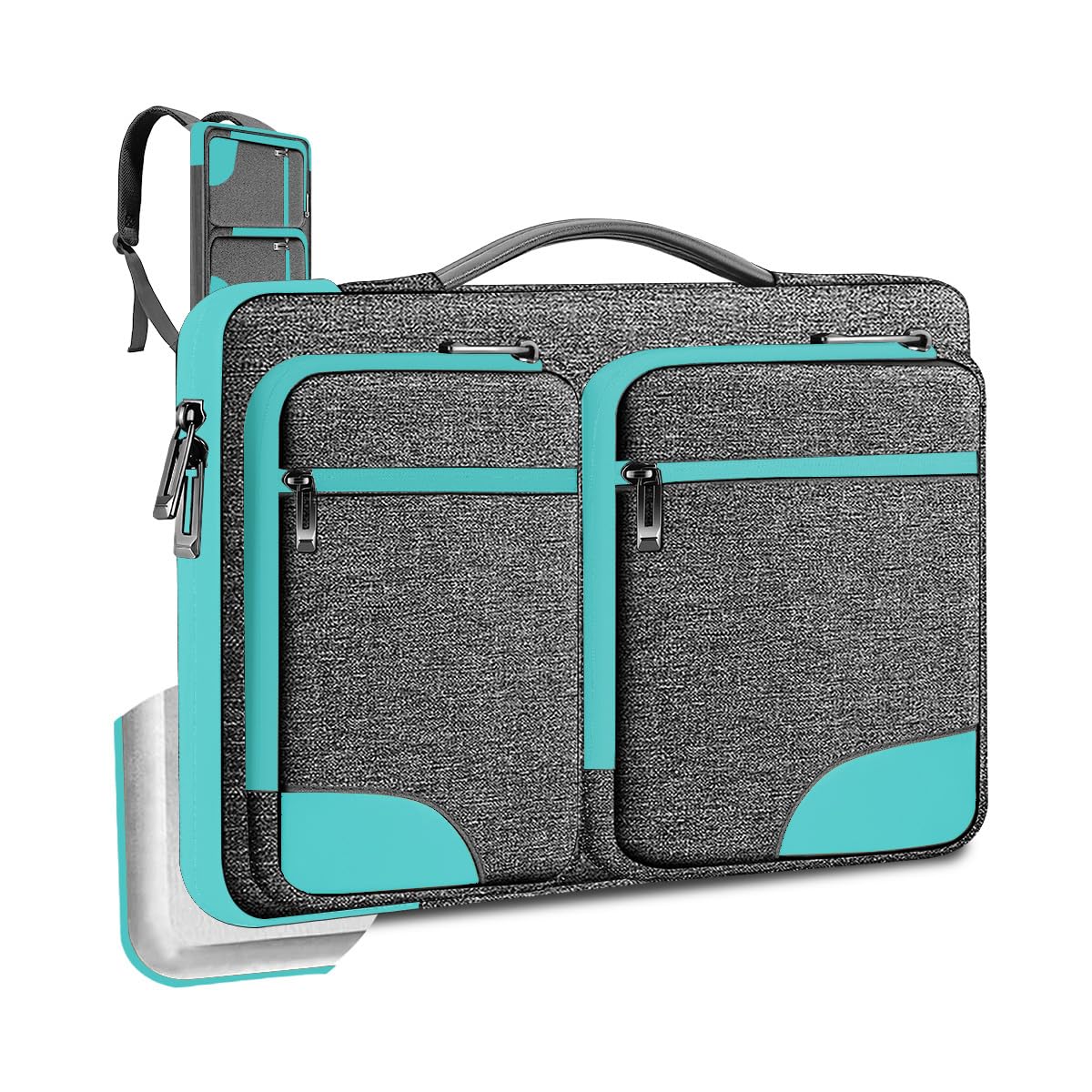 HSEOK Custodia per Laptop Custodia da 15" 15,6" 16" Custodia Protettiva per PC Spostamenti e Viaggi di Lavoro，Zaffiro