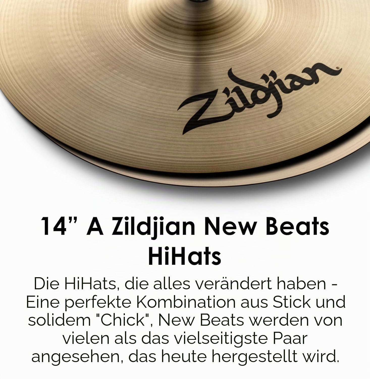 Zildjian A Zildjian Series - 14 Zoll New Beat Hi-Hat Cymbals - Pair