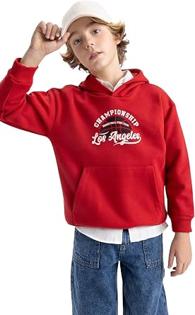 DeFacto Boys Regular Fit Hooded Sweatshirt