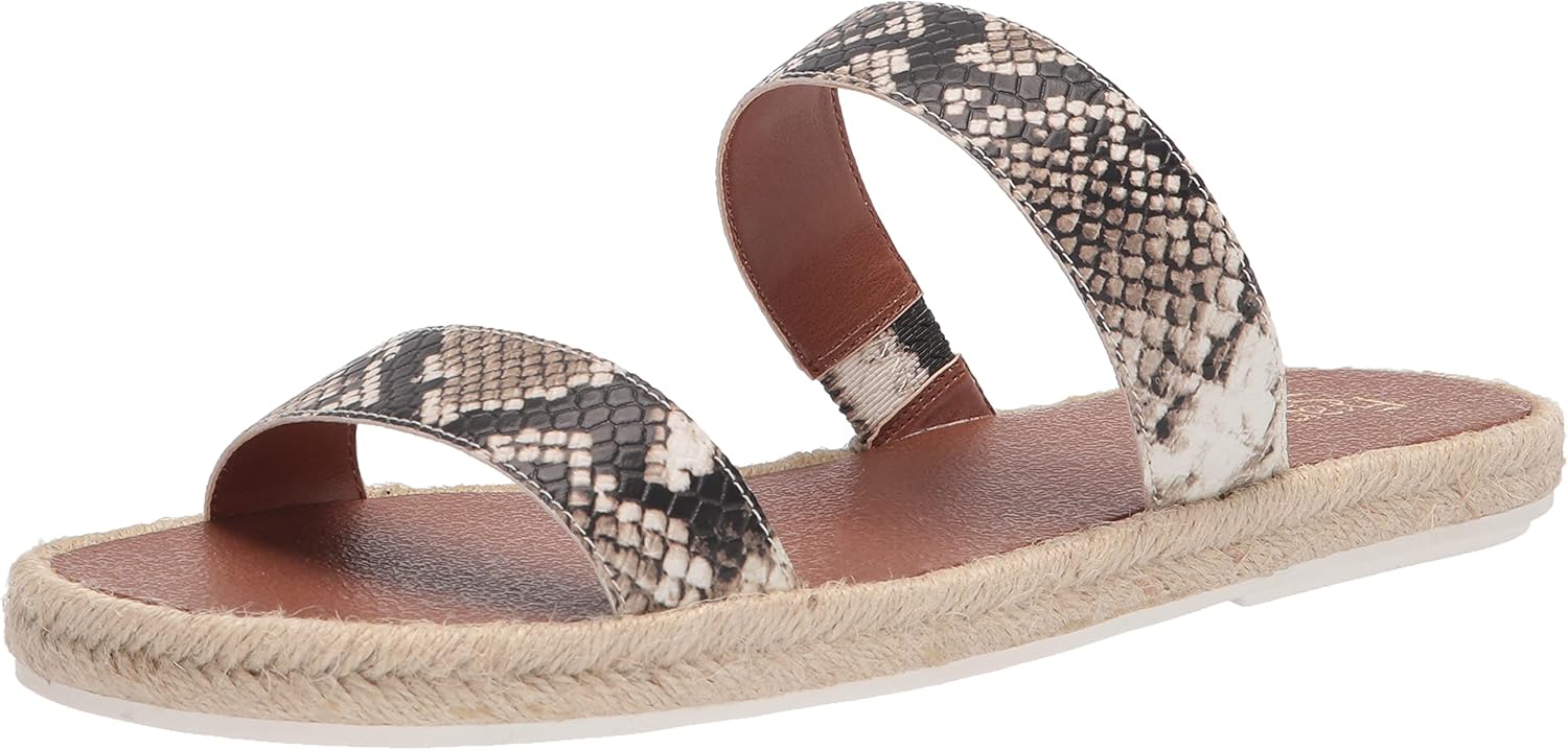 Franco Sarto Womens Posie2 Espadrille Slide Sandal Natural 8 M
