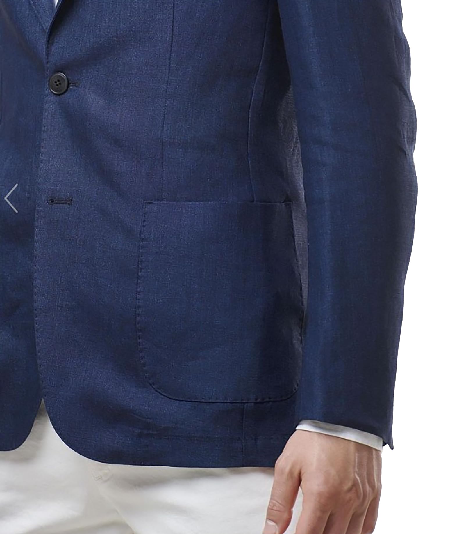 Evoga Veste en lin pour homme, 100 % fabriquée en Italie, élégante