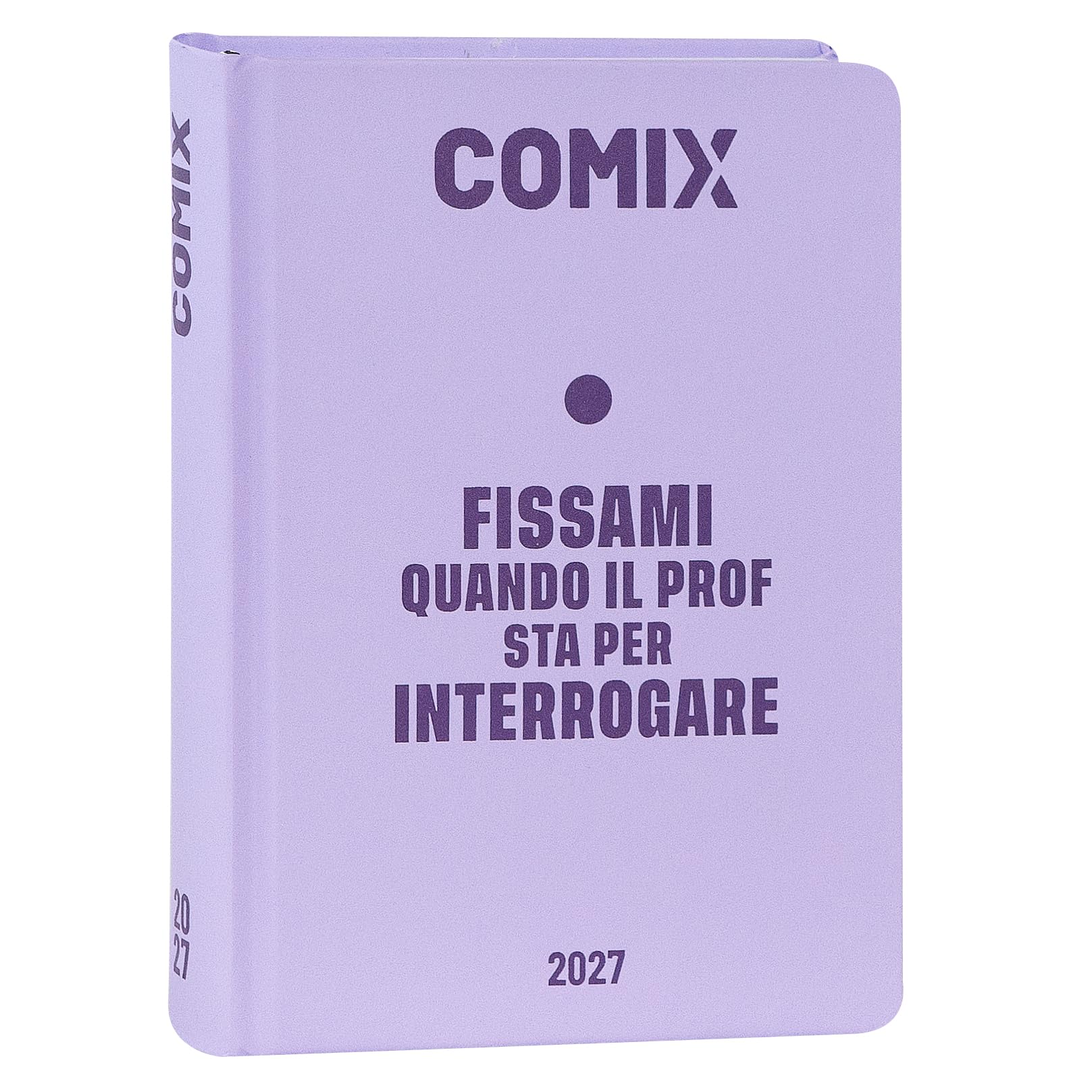 COMIX - Agenda 2027 Giornaliera 16 Mesi, Diario per Scuole Medie e Superiori, con Copertina Rigida, 576 Pagine con Grafiche e Fumetti, Ideale per Ragazzi e Ragazze, Formato Mini 11x15,3 cm