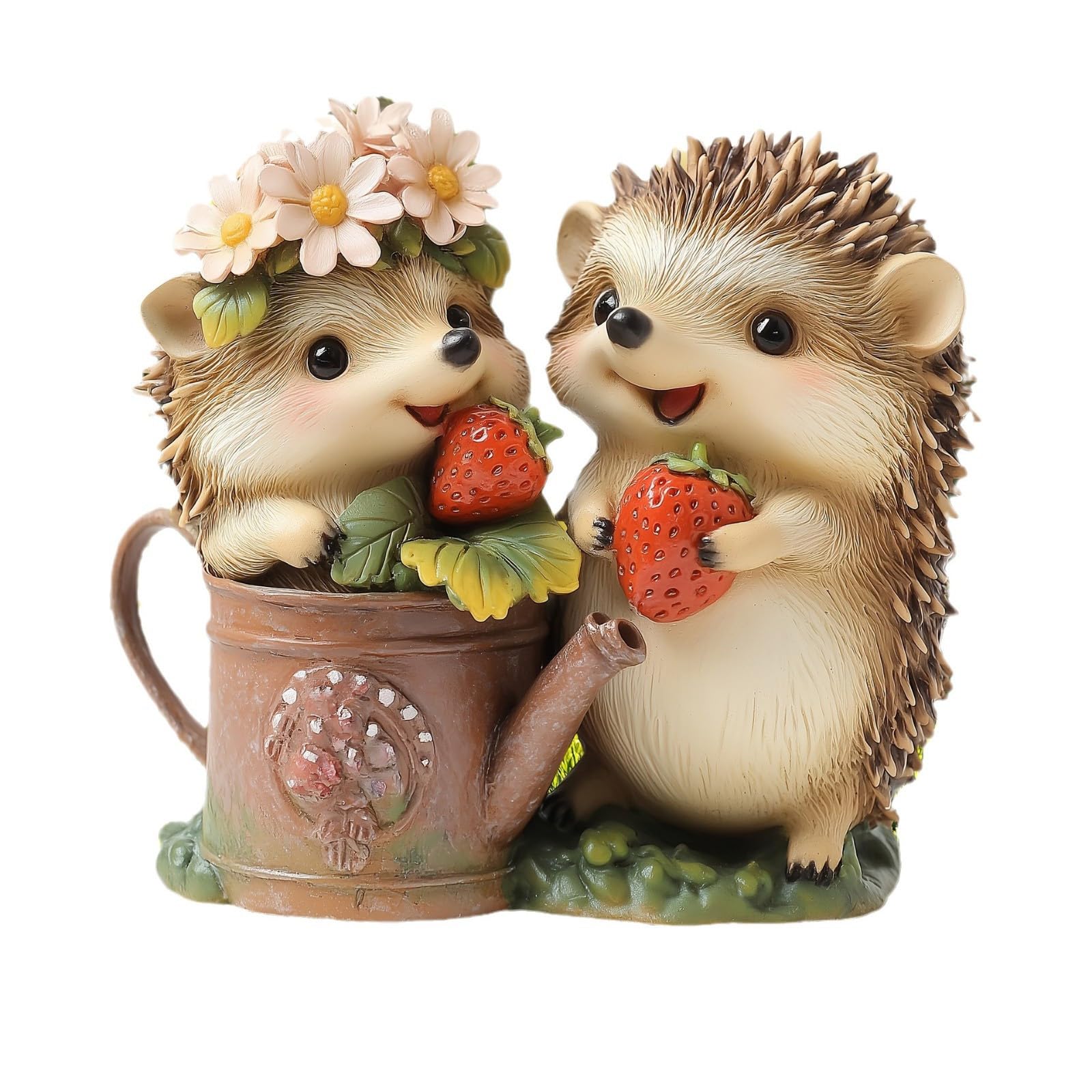 Zhouyqx As Shown Lovely Hedgehogs Shape Garden Stake Weatherproofed Acrylic Lawns Stake Durability Outdoor Ornaments