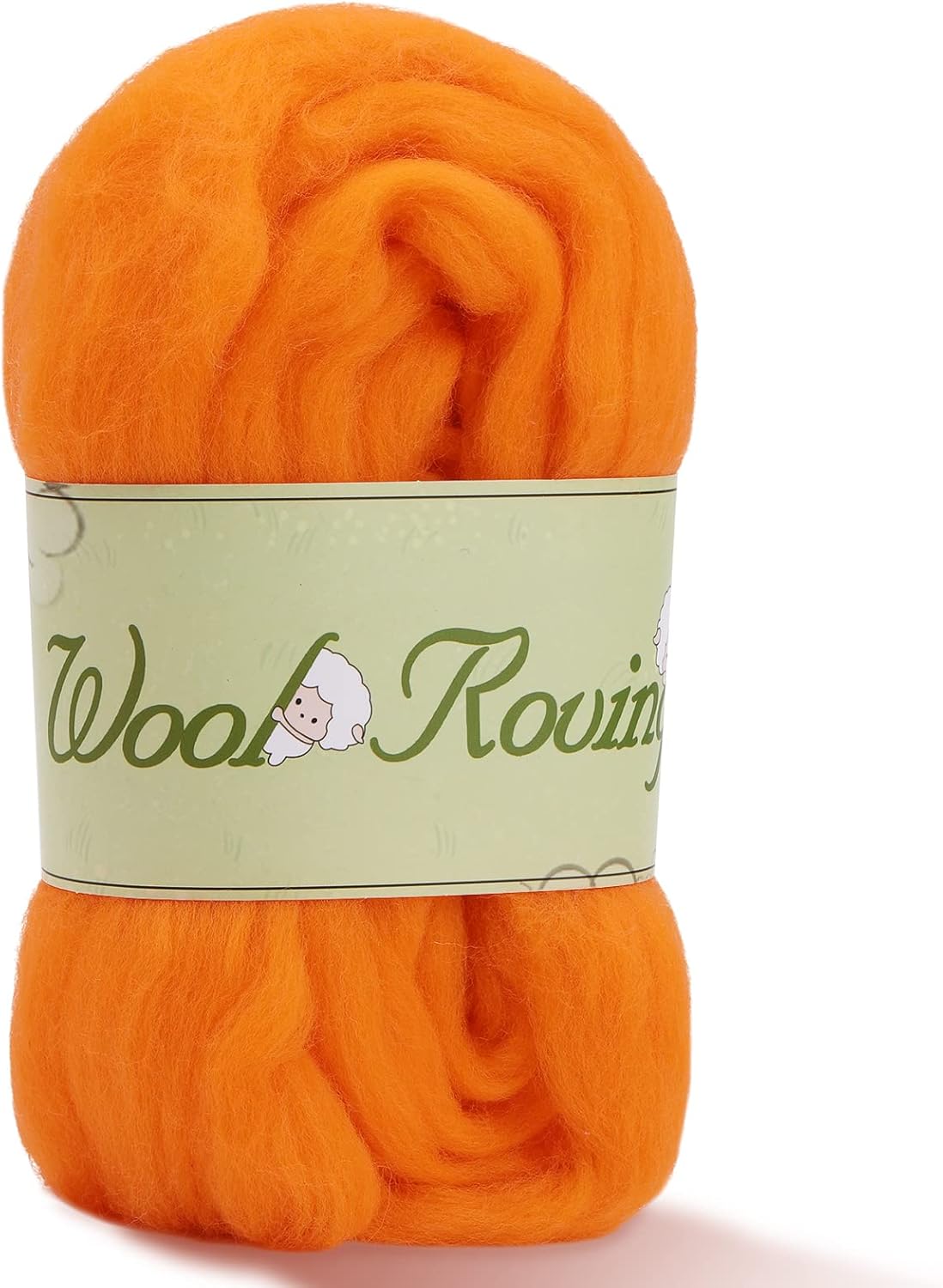 Wool Roving Yarn, 1.76oz Colored Natural Wool Roving,Wool