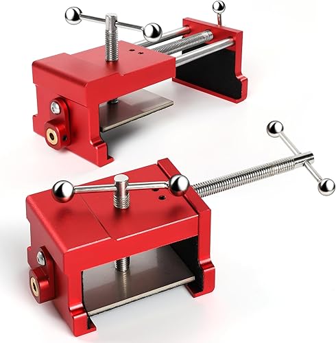 Abrazaderas de gabinete, garra de gabinete para marco de barra con dos tornillos laterales ajustables y placa de alineación, práctica perforación