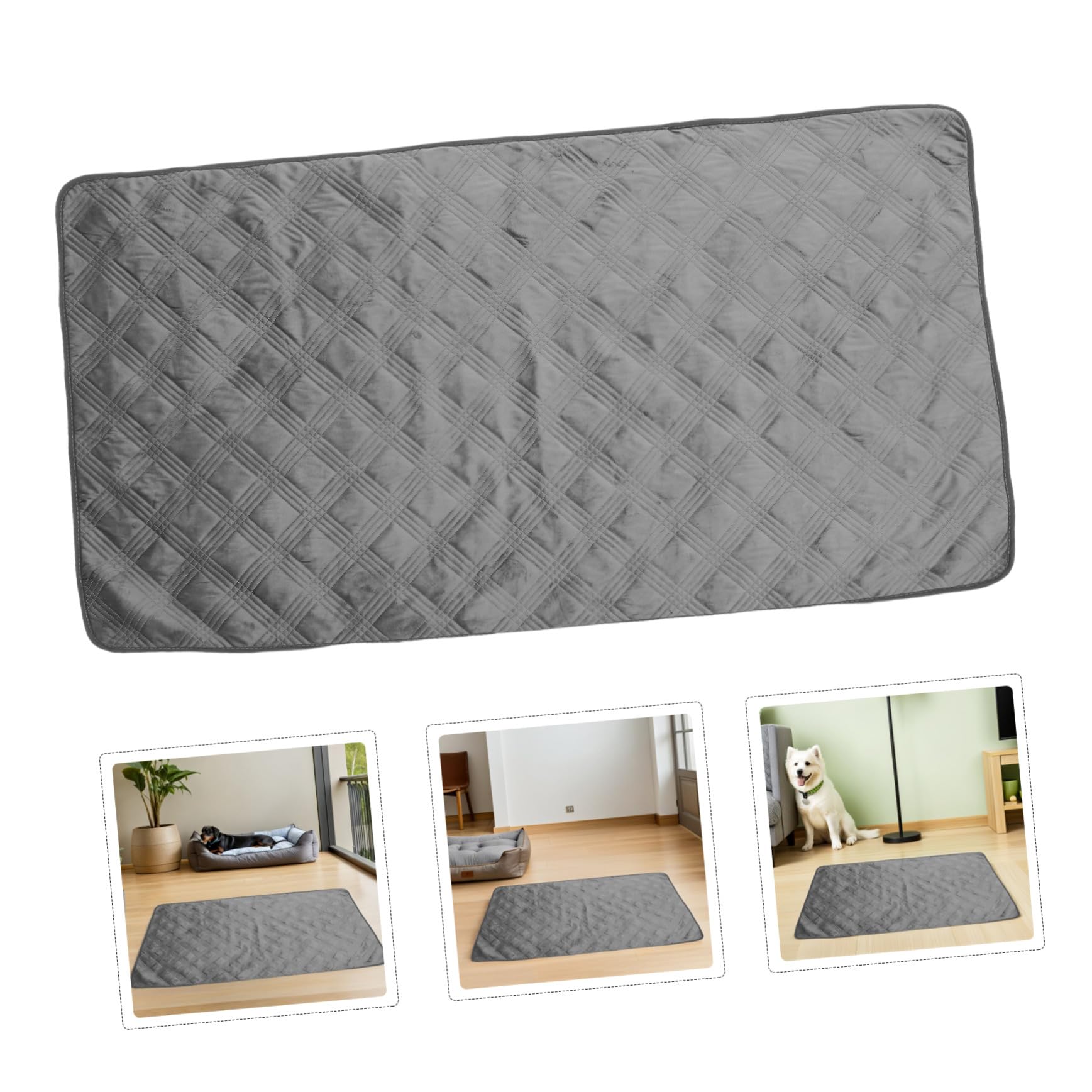 WOONEKY Couverture Imperméable pour Chien Protection Canapé Résistante à Usure Antidérapante et Lavable Tapis de Lit Étanche pour Animaux Entretien Facile