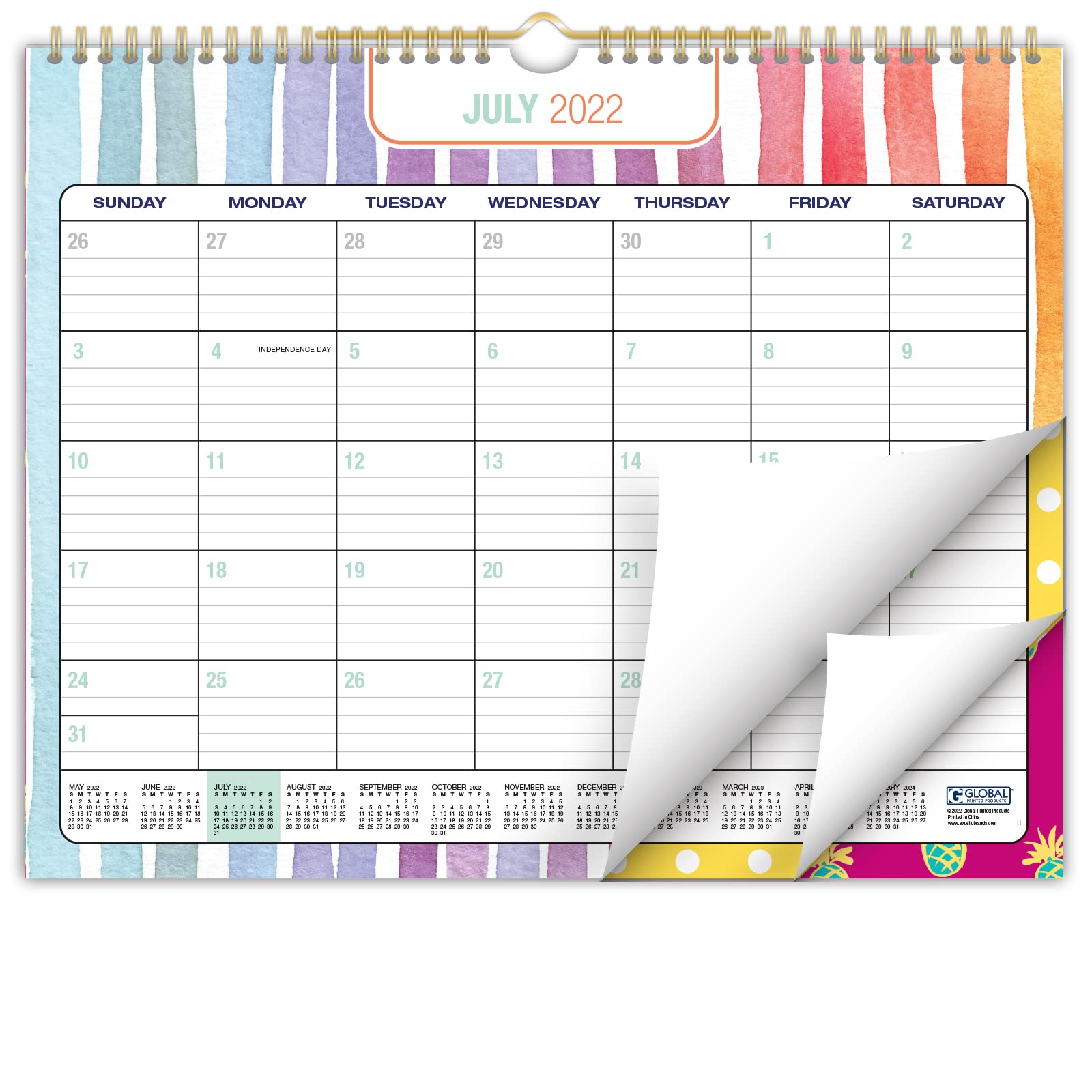 Amazon.com: Global Printed Products 2022-2023 Wall Calendar - 12