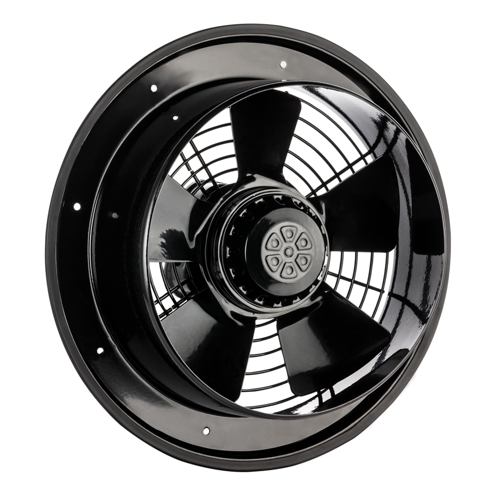 Industrie Ventilator Axiallüfter 230V – Wand & Fensterlüfter für Zu- und Abluft, leise, Drehzahlregelbar Axialventilator 200-mm250mm-300mm-350mm (BDRAX) (250)