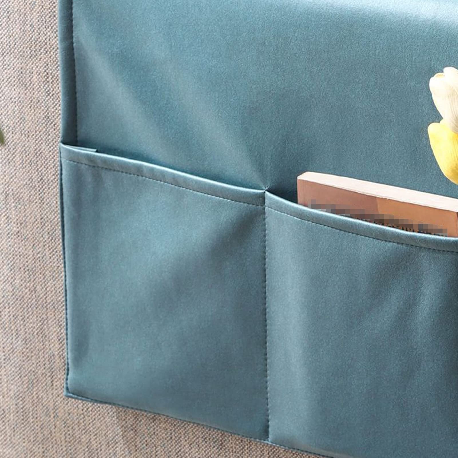 Soporte para reposabrazos reclinable con mando a distancia para sofá y sillón con bolsillo de almacenamiento para tablet, revista, teléfono, 60 x 110 cm