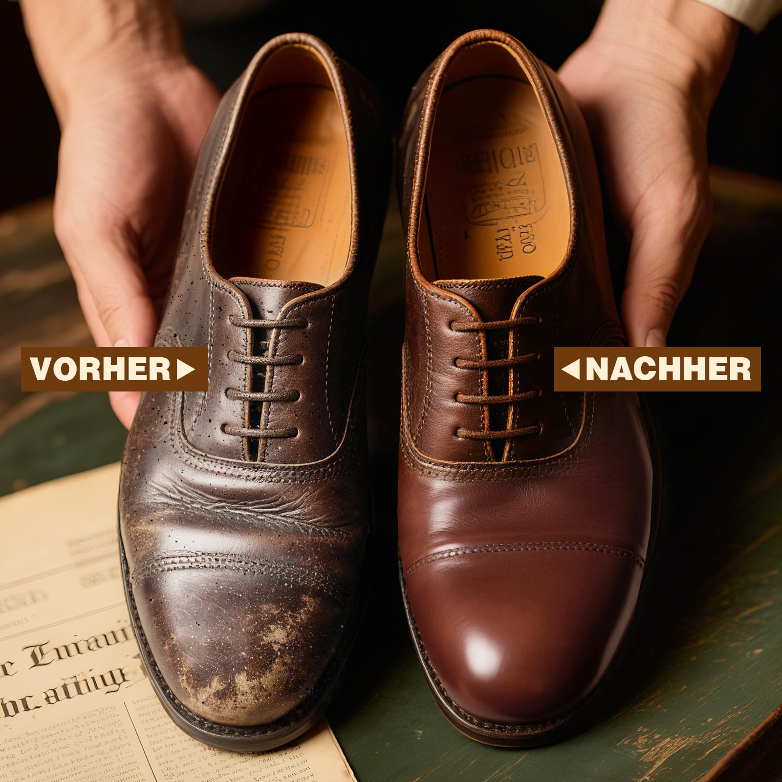 Lederstiefel-Pflegeset – Minköl, Sattelseife für Leder, Applikatoren & Tuch – Lederpflegeset, Stiefel-Lederpflegeset, Lederschuh-Pflegeset für Cowboystiefel, Arbeitssstiefel, Schuhe und Sattelzeug