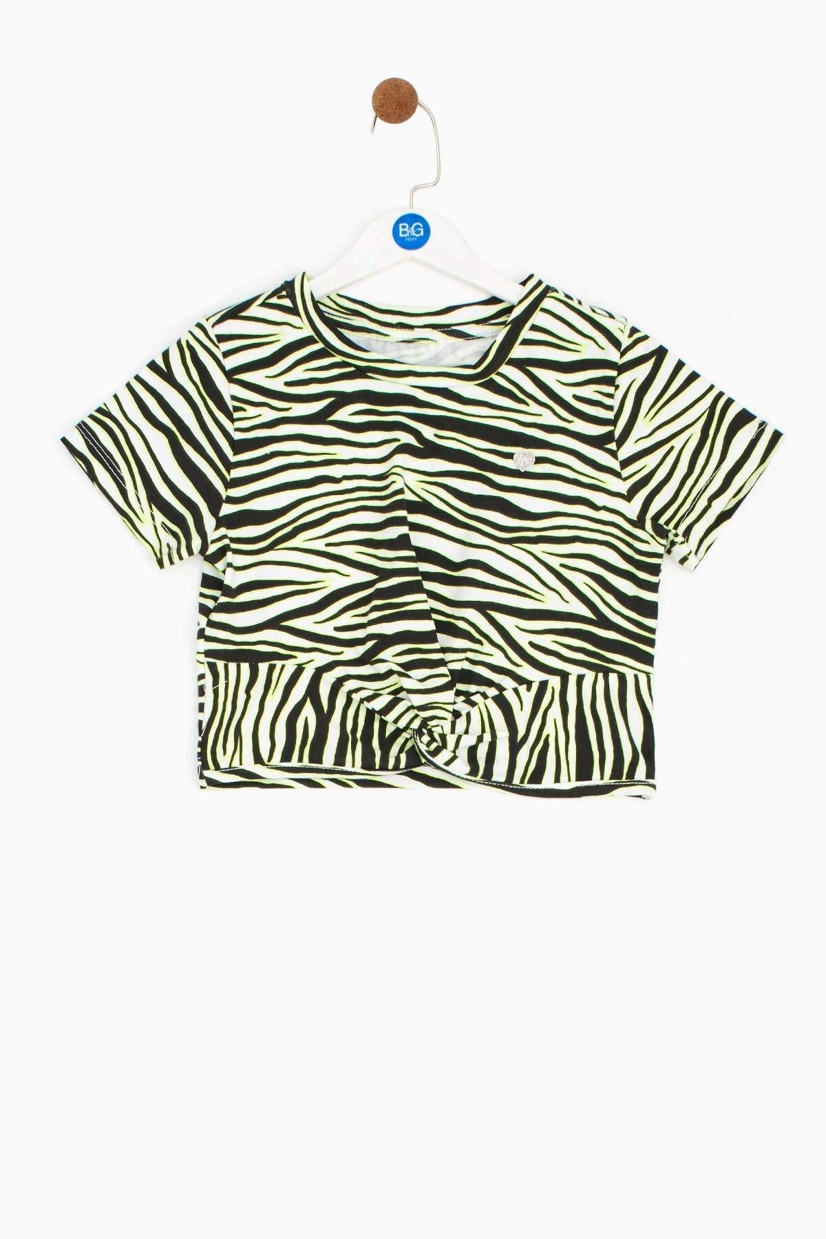 GenericB&G Tyess Zebra Crop T-Shirt
