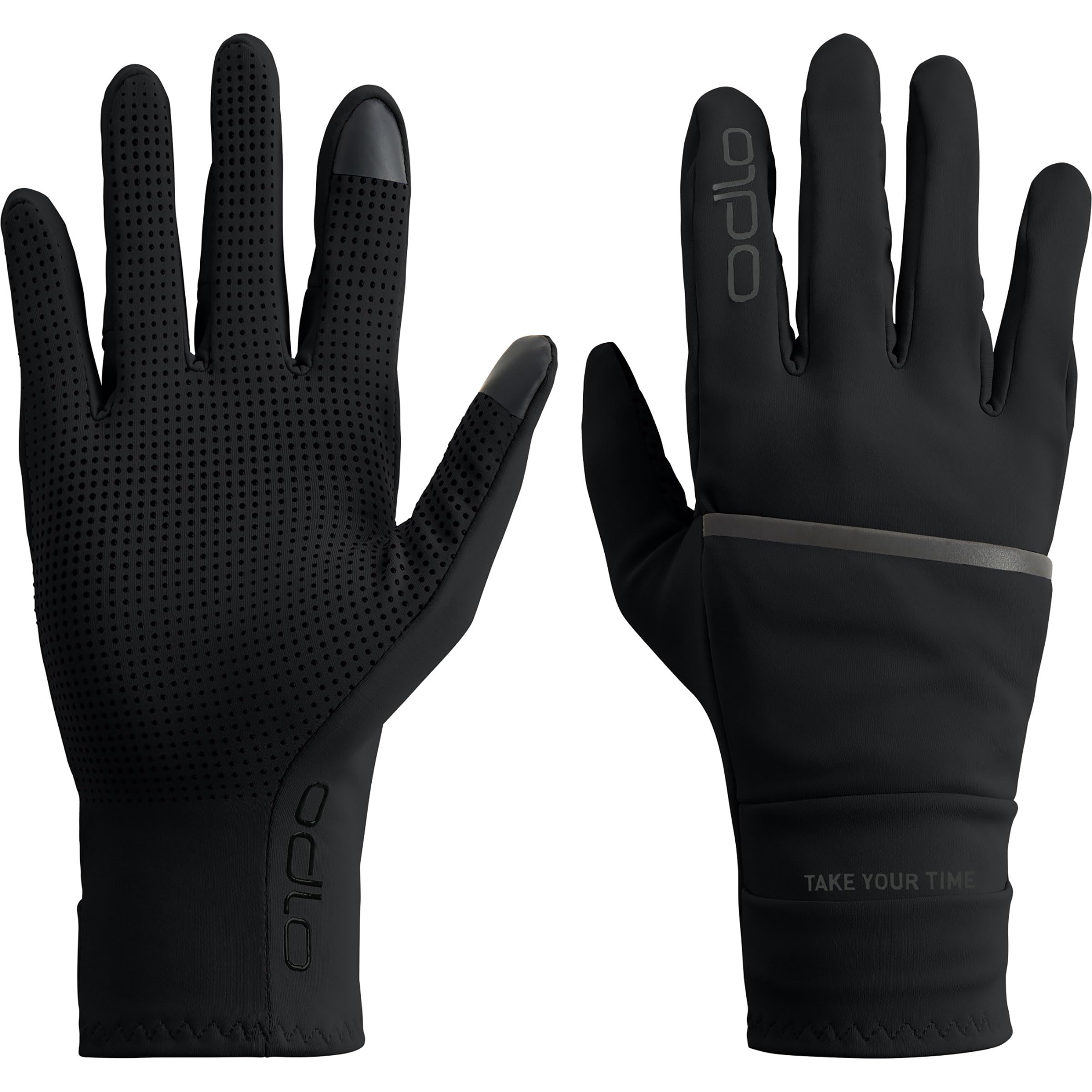 Odlo Multisport Windproof Light - Guanti Sportivi da Uomo e da Donna Active Warm I sottoguanti I Guanti da Sci Unisex Adulto