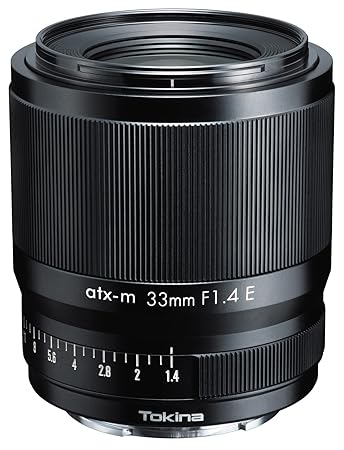 Tokina ATX-m 33mm f/1.4 AF Standard Prime Lens for Sony E-Mount Mirrorless Cameras (APS-C Format)