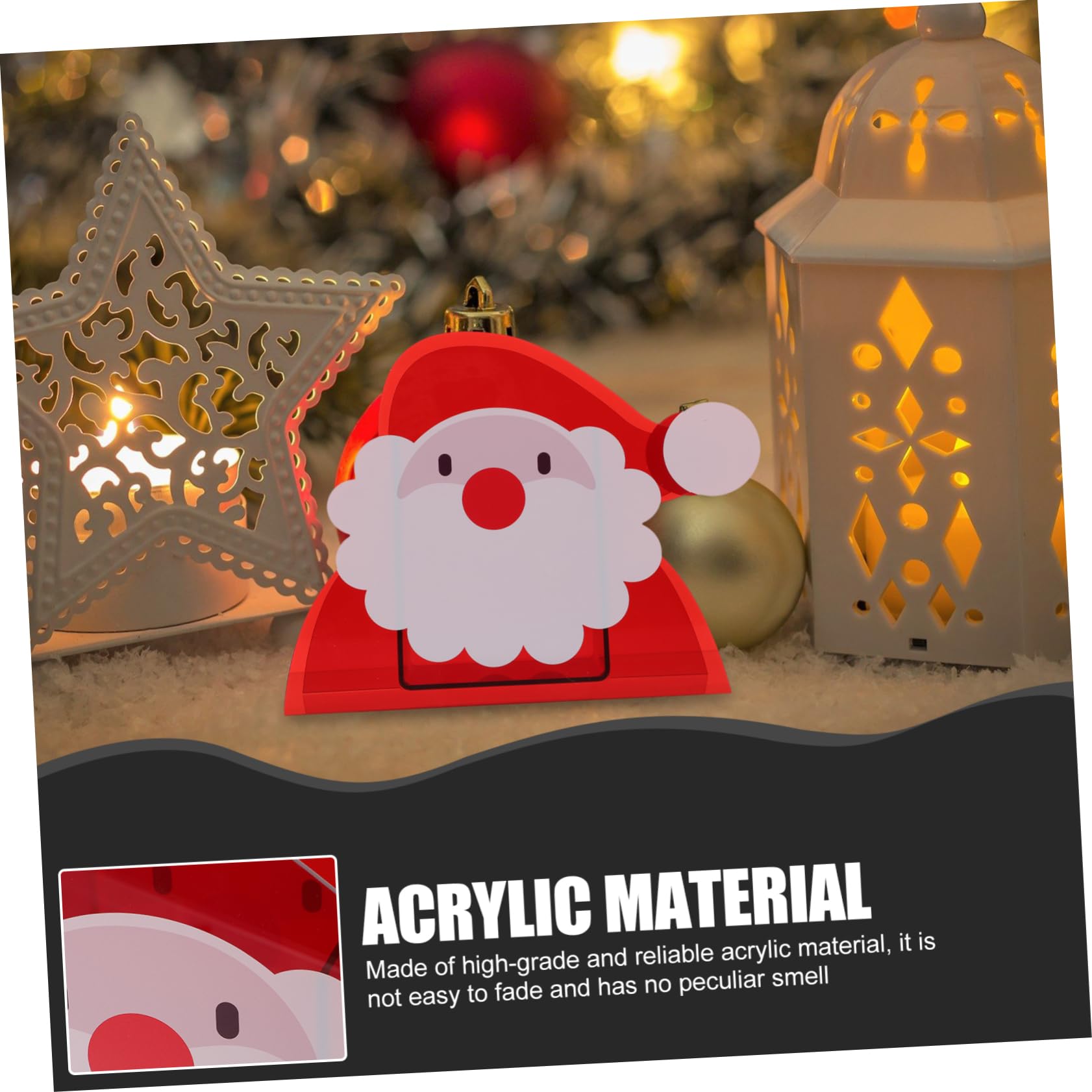 TOPBATHY 2 Piezas macetero multifunción navideños Christmas jarrones Decorativos para el hogar Titular de la Flor de Navidad decoración Maceta para el hogar macetero Compacto