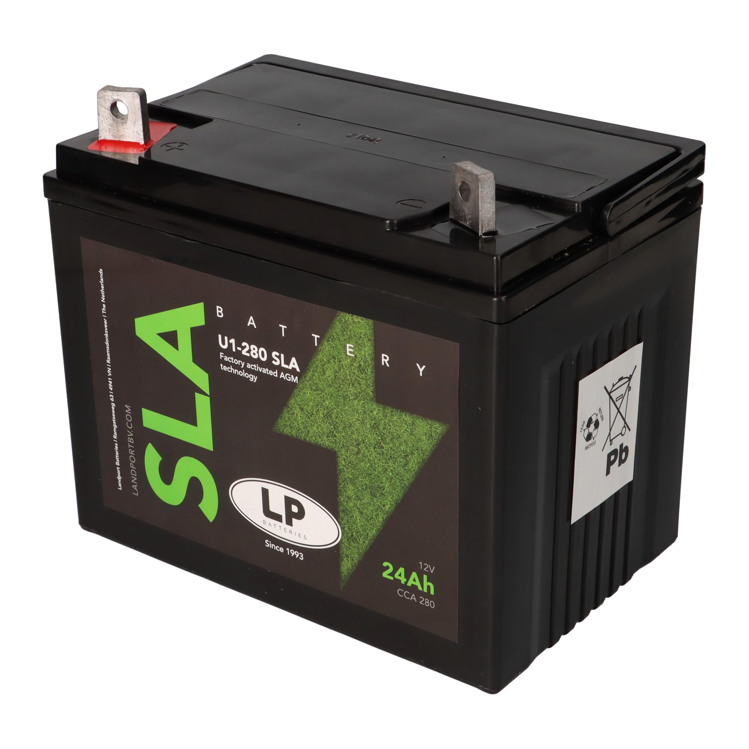 U1-280 SLA-AGM Technologie Rasenmäherbatterie 12V/24Ah280A absolut wartungsfrei