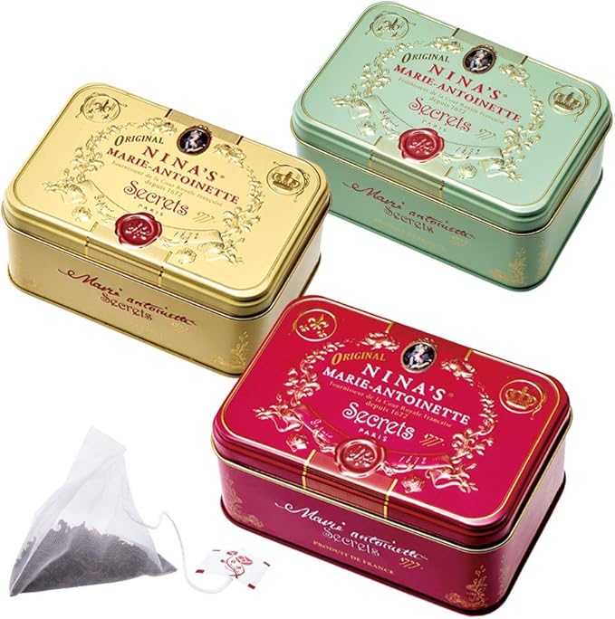 Amazon フランスお土産 nina S ニナス マリーアントワネット 缶入りティーバッグ 3缶セット ニナス Nina S 紅茶 通販 Amazon フランスお土産 nina S ニナス マリーアントワネット 缶入りティーバッグ 3缶セット ニナス Nina S 紅茶 通販