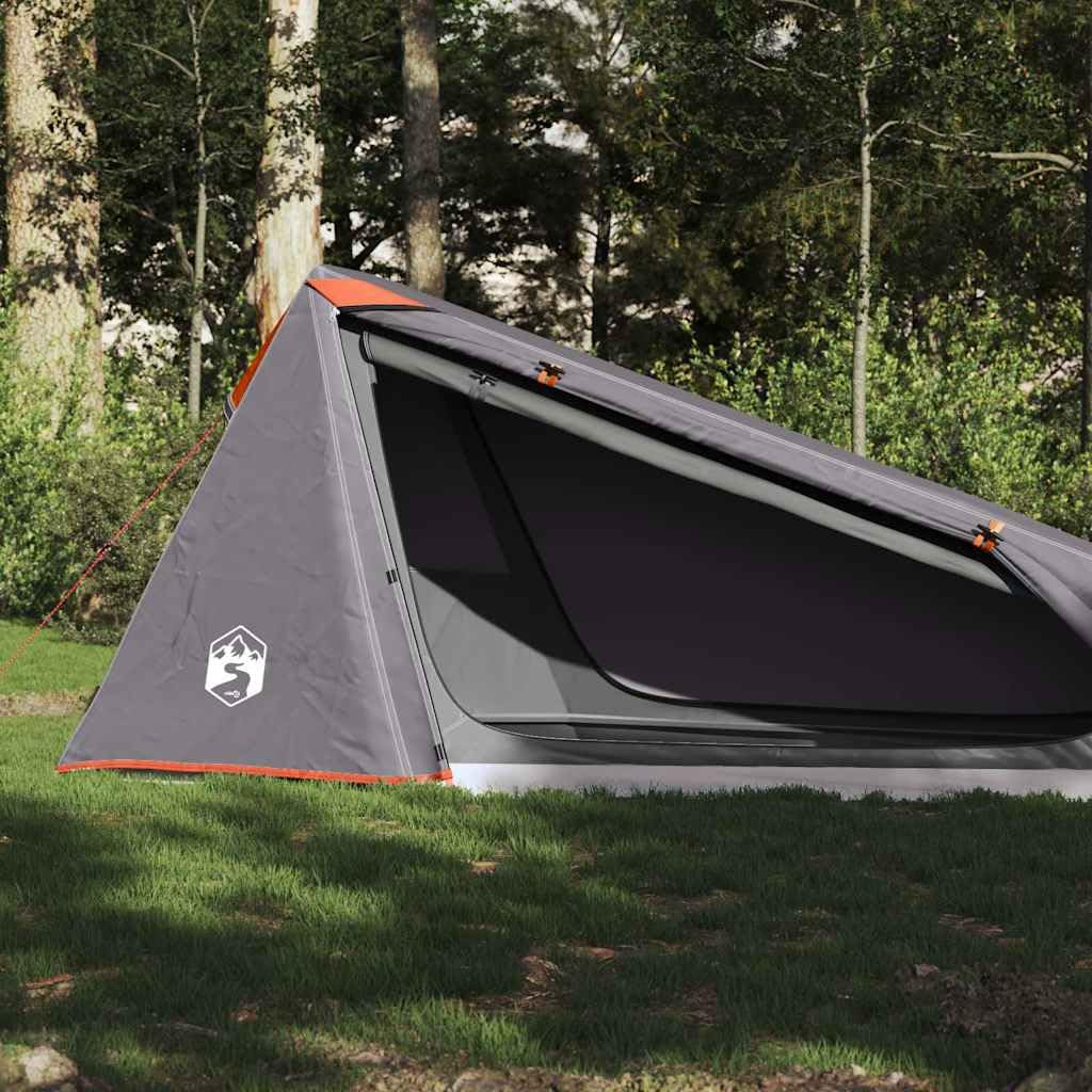 vidaXL Tente de Camping Tunnel 1 Personne Imperméable Abri Jardin Terrasse