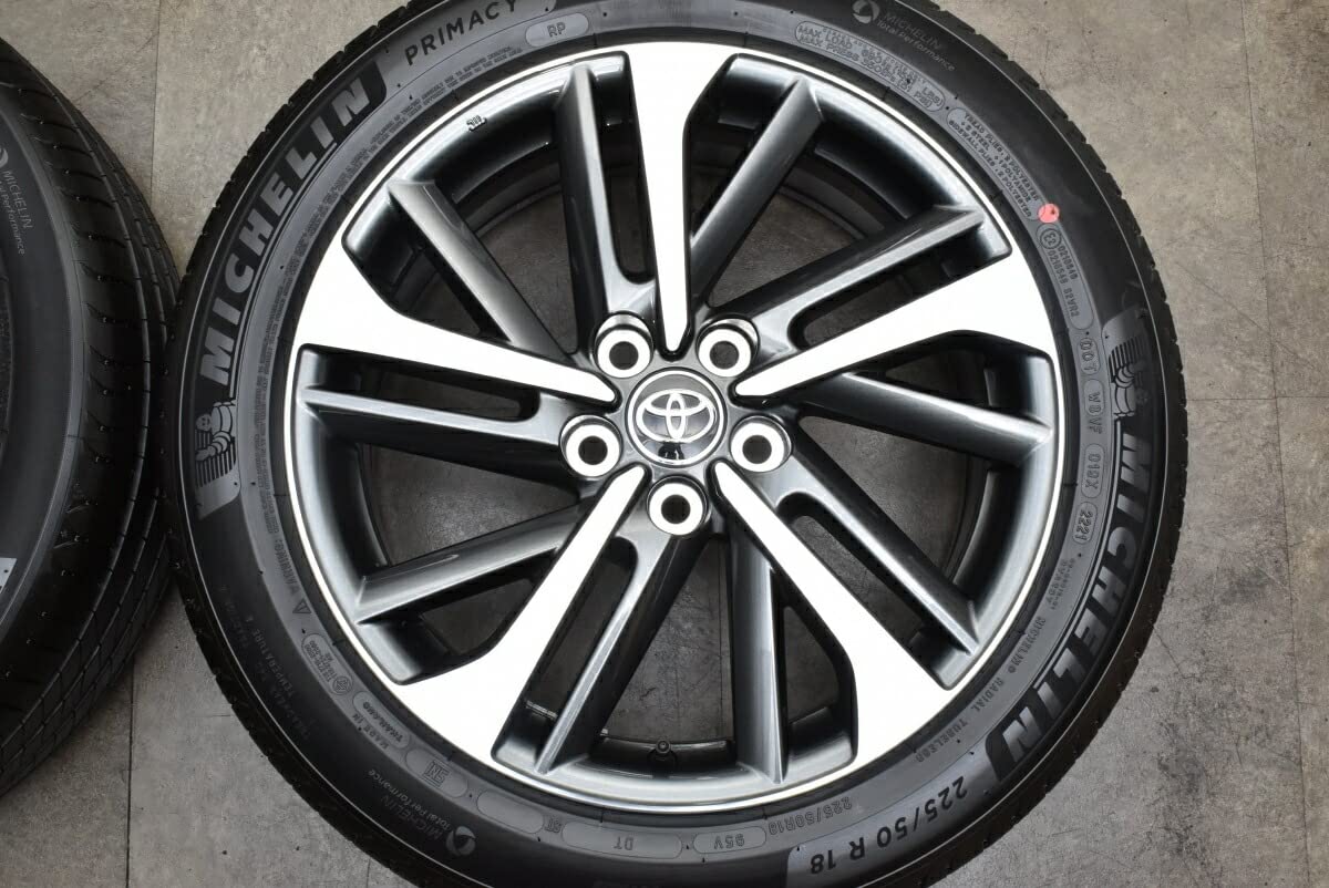 Amazon | 中古 2021年製 タイヤホイール 4本セット 18インチ 7J +40 