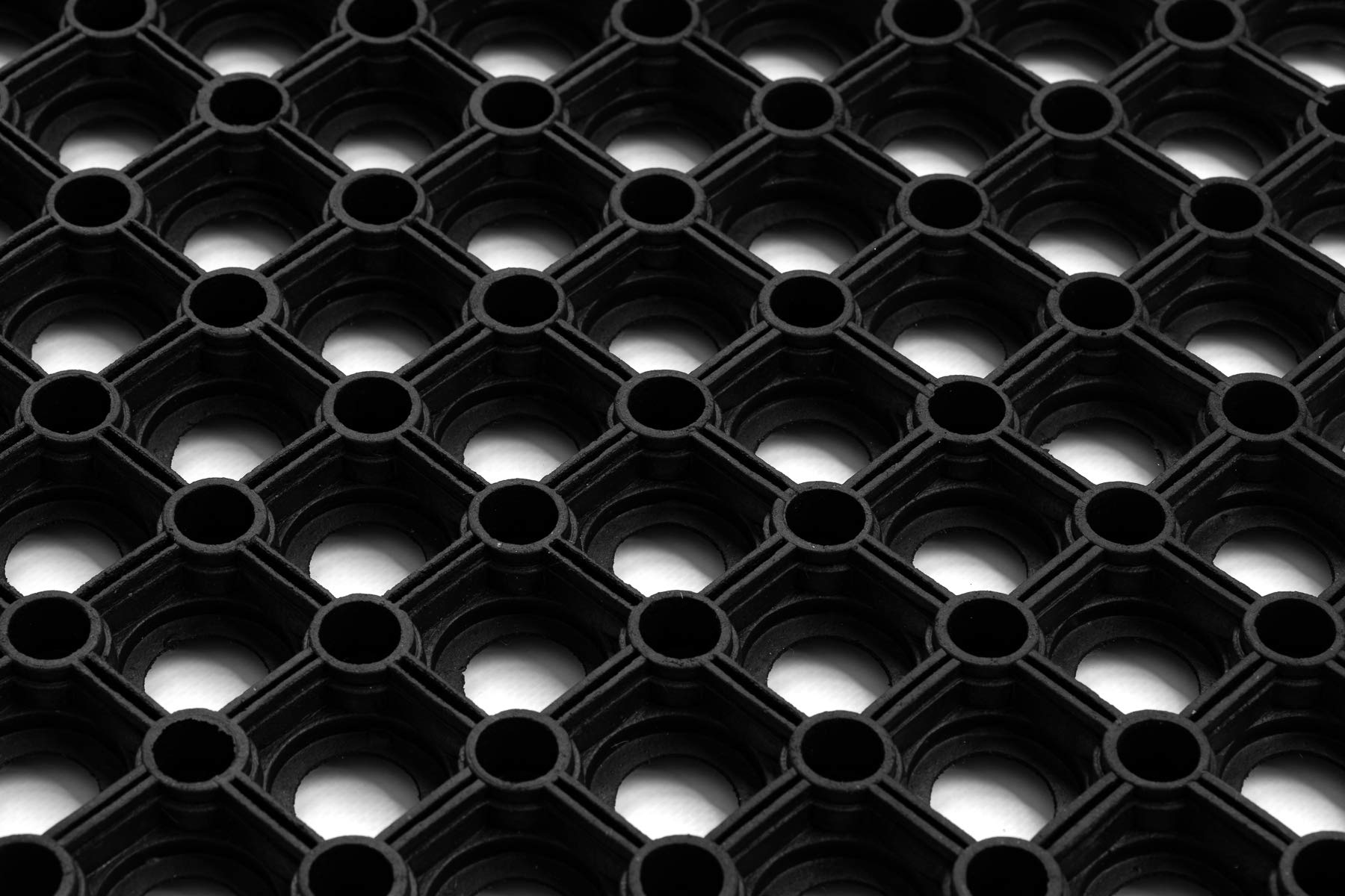 rugsx Fußabtreter Gummi - Gummimatte außen und innen - Matte mit robuster Ringgummistruktur - Größe auswählen 80x120 cm
