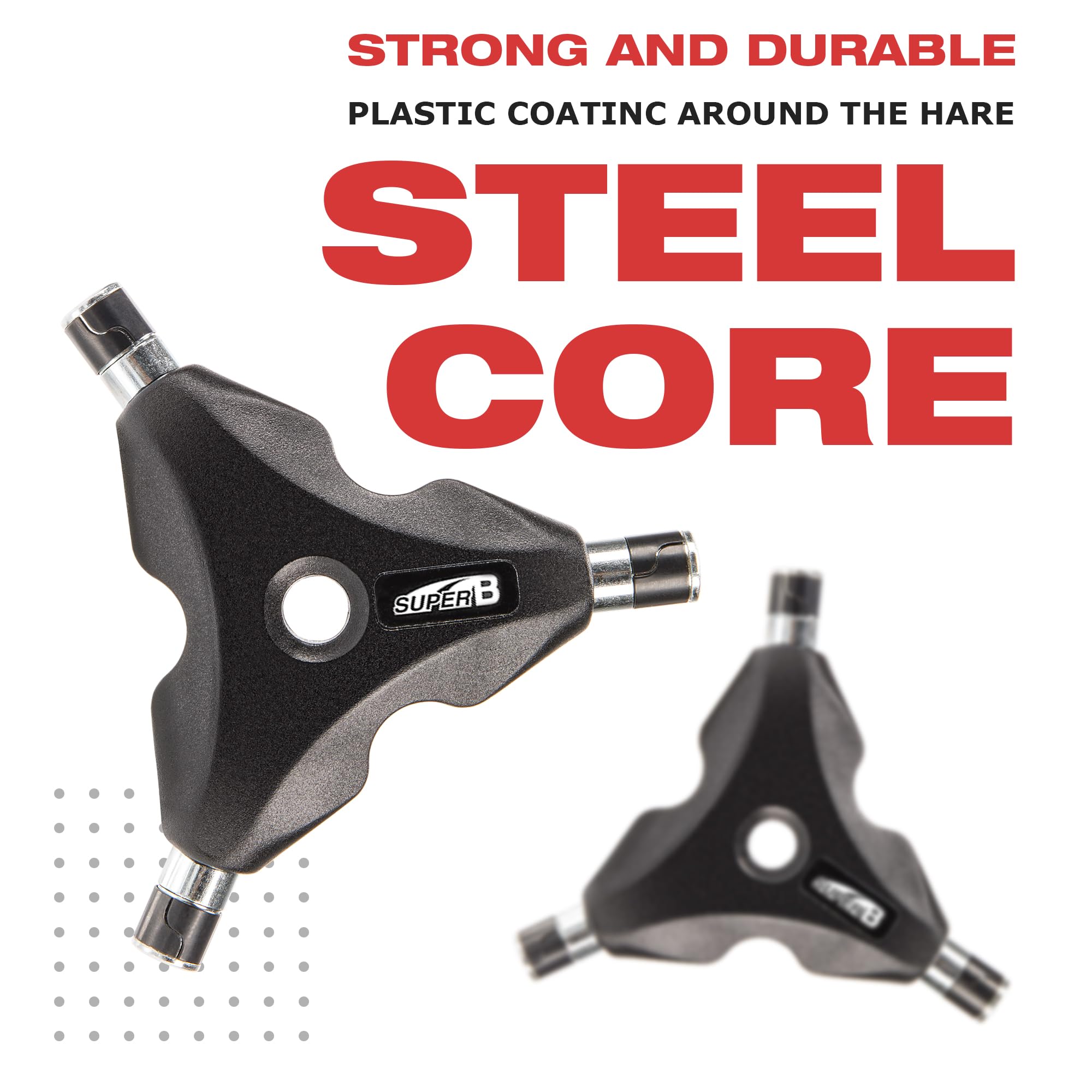 Llave en Y 13 en 1 - Llave inglesa de tres vías intercambiables Allen, hexagonal, Torx, plana y cruceta - Kit multiherramienta para bicicleta fuerte, fácil y cómodo