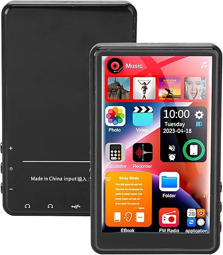 Reproductor de MP3 HD, pantalla táctil completa de 4 pulgadas con reducción de ruido, reproducción de video de 1080P, memoria de 16 GB, reproductor disponible en Yaxa Colombia
