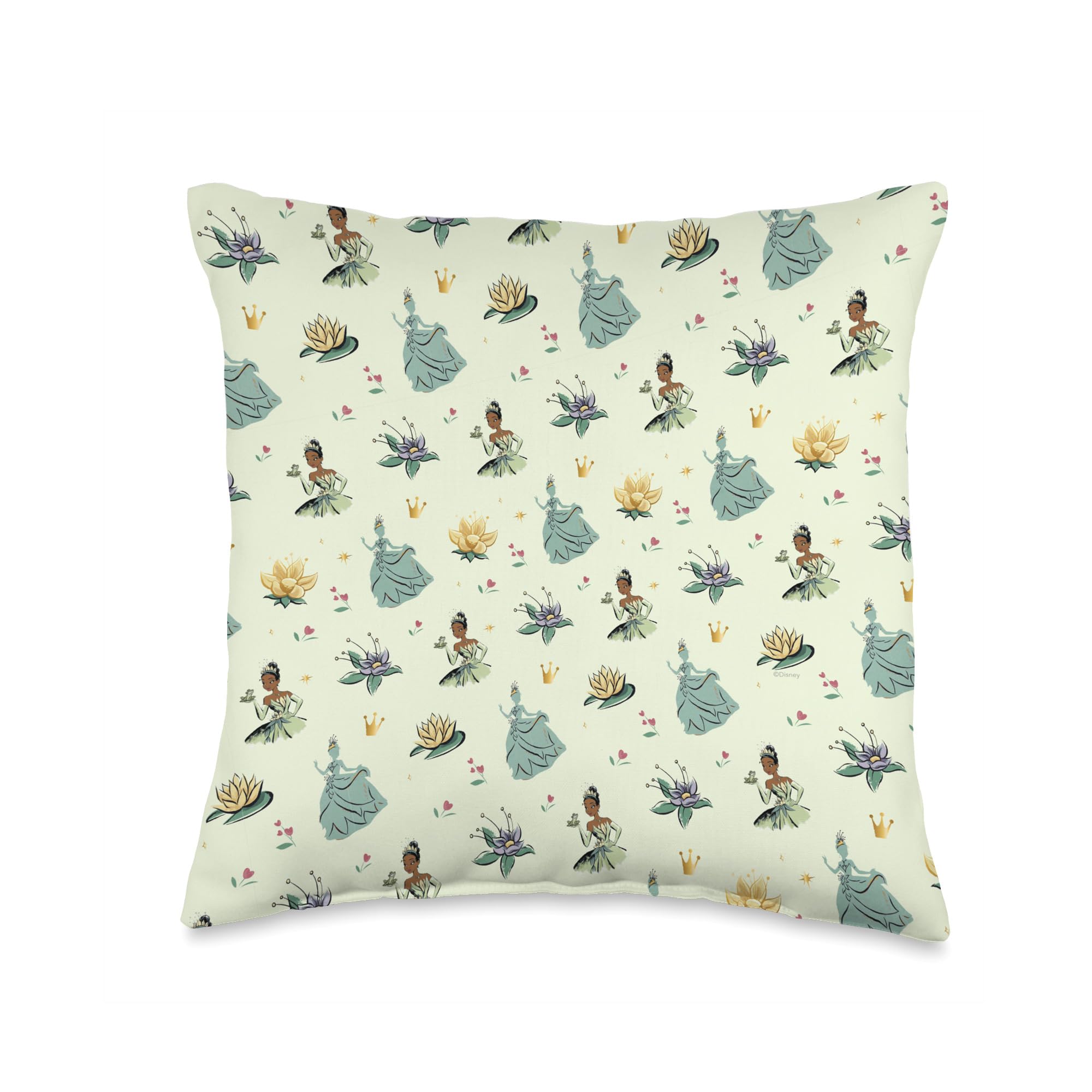 Disney Princess Tiana The Princess and The Frog Print Throw Pillow