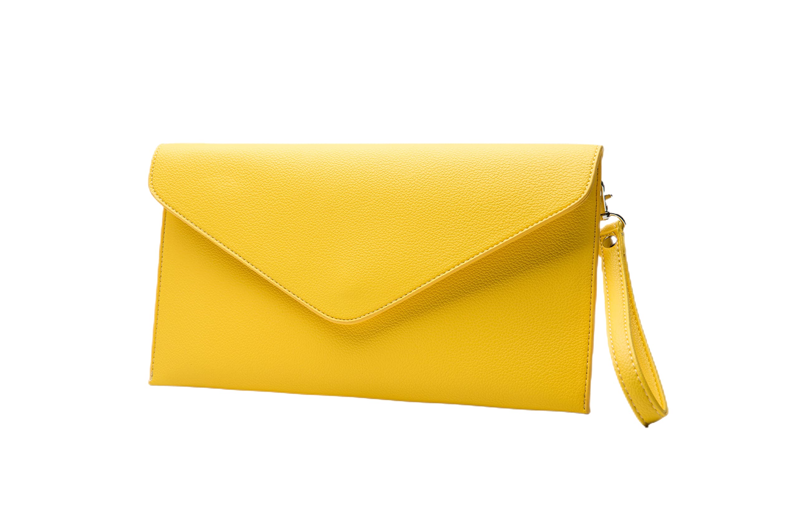 Craze LondonClutch bags for women Faux Leather Ladies Wristlet Purse Wallet Phone Bag with Detachable Wrist Strap for Evening Holiday Wedding