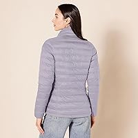 Vista 55 de Yaxa Essentials - Chaqueta acolchada, ligera, de manga larga, resistente al agua y plegable, para mujer (disponible en tallas extragrandes)