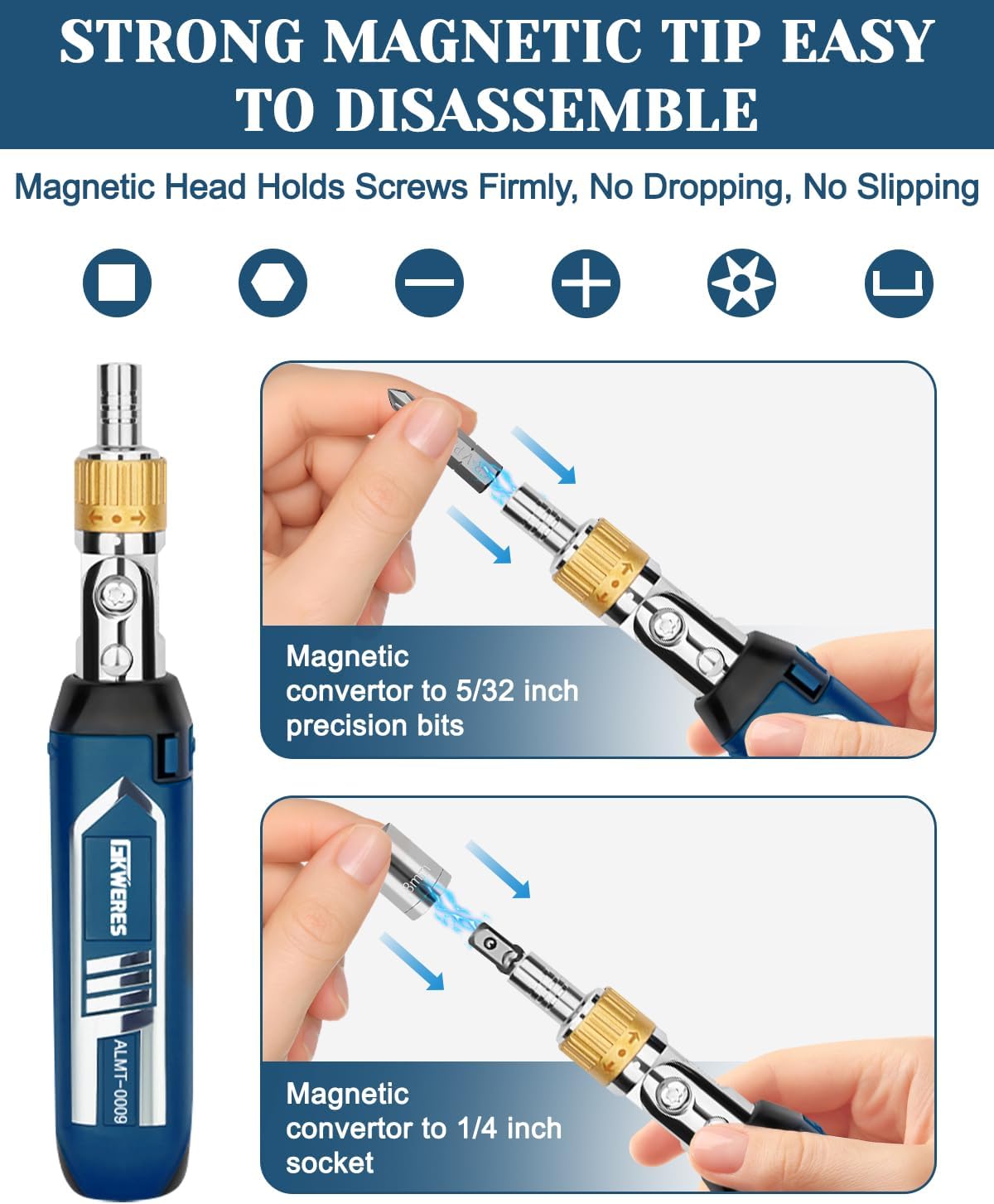 14-in-1 Ratcheting Screwdriver Set, Multi-Angle Socket Screwdriver with Multi Bits/Sockets, Compact Foldable Design for Home DIY, Electronics & Furniture Repair