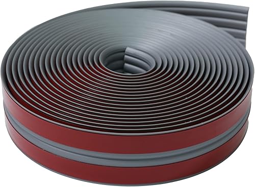 Moldura multifuncional de 20 pies, moldura para despegar y pegar, flexible, borde de esquina interior y exterior, tira de calafateo para pared,