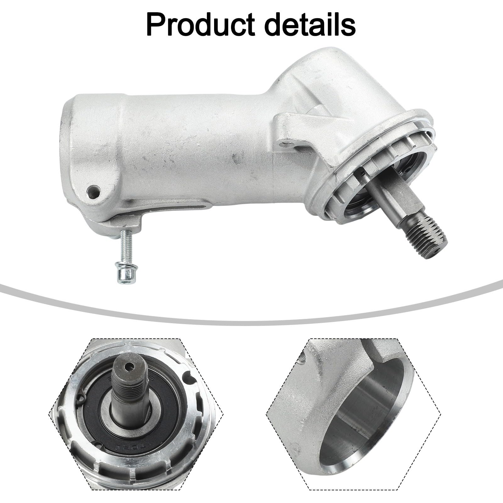 Cabezal de engranaje para desbrozadoras FS-510 FS-560, caja de engranajes de ángulo de 38 mm de diámetro para pieza de repuesto 41486400107 41486400106