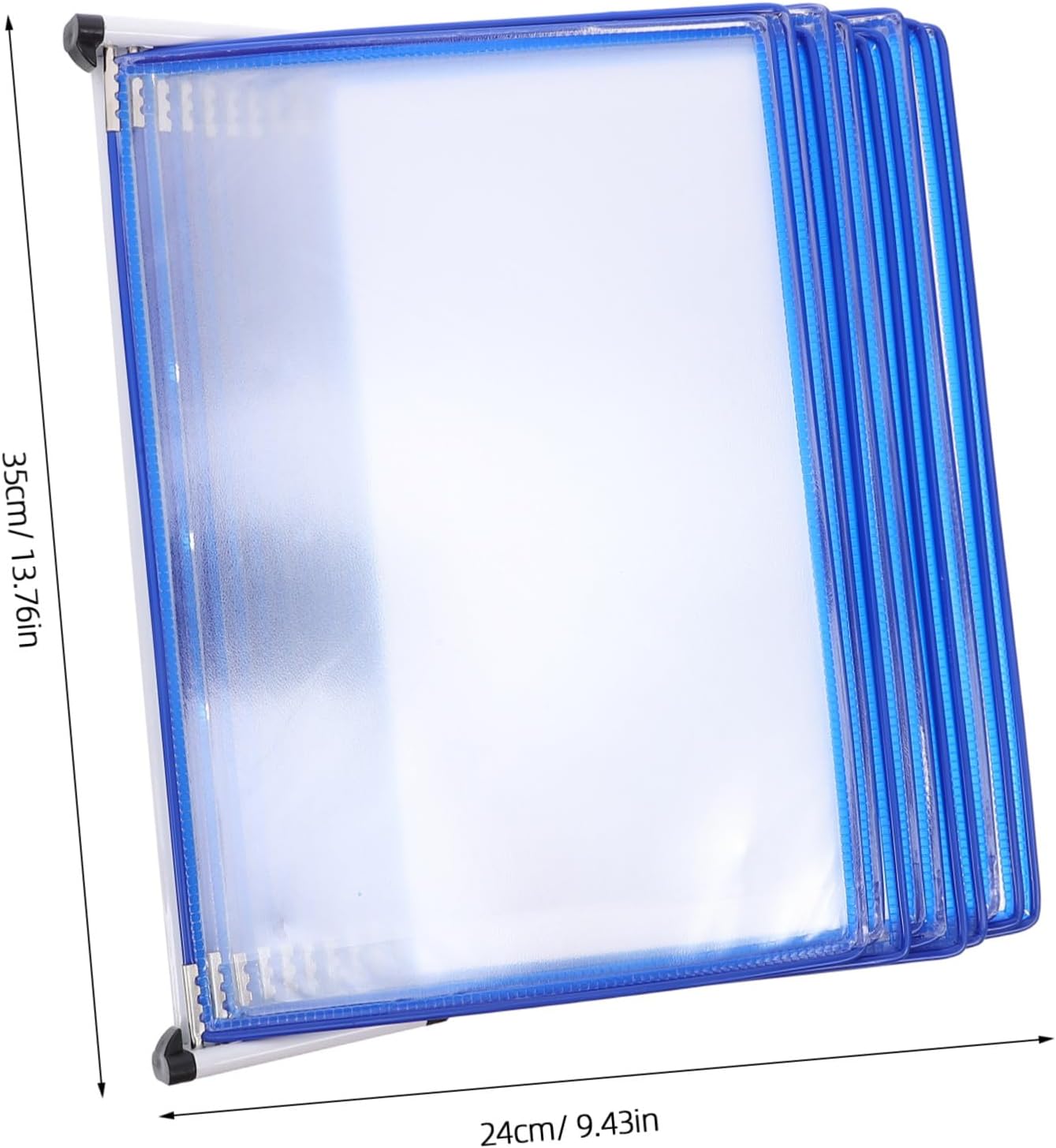 ERINGOGO 壁掛けファイルホルダー 対応 書類収納ラック パンフレットディスプレイ オフィス整理用 壁用書類オーガナイザー 吊