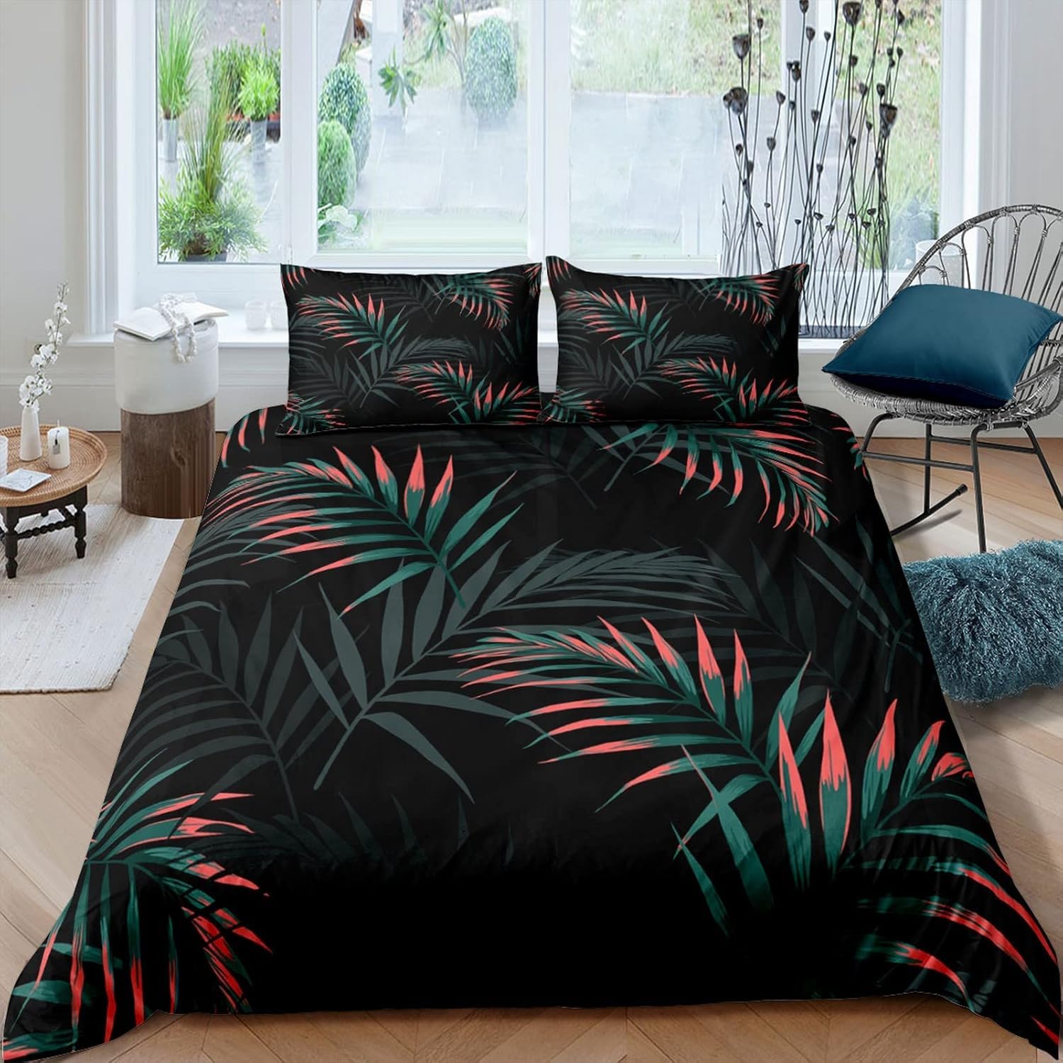 Housse de couette microfibre 240x220 cm anti-plis parure facile à laver