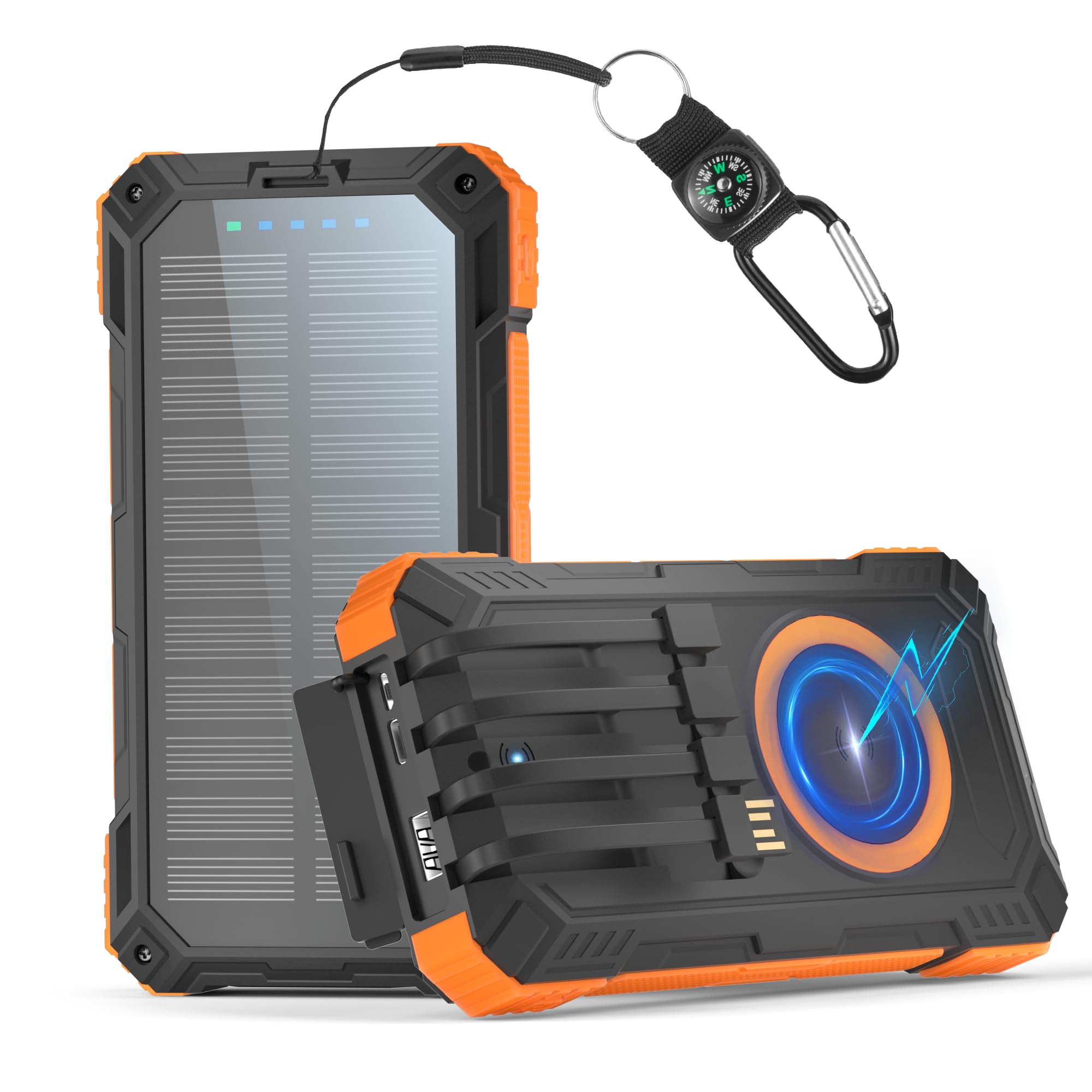 Placa Solar Portatil Cargador Solar Riapow Riapow Solar Power Bank