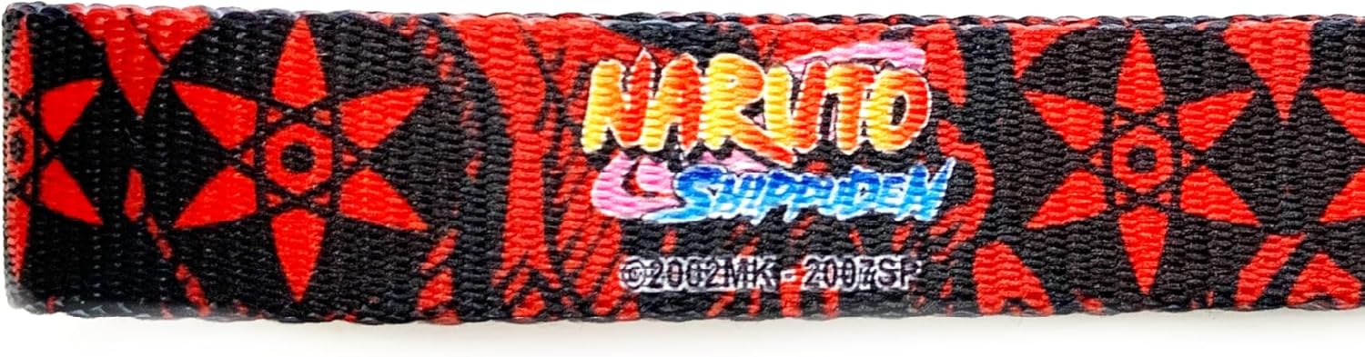 Naruto Shippuden - Sasuke Sharingan Keystrap and Keychain Bundle - Otaku Gift Set for Anime Fans