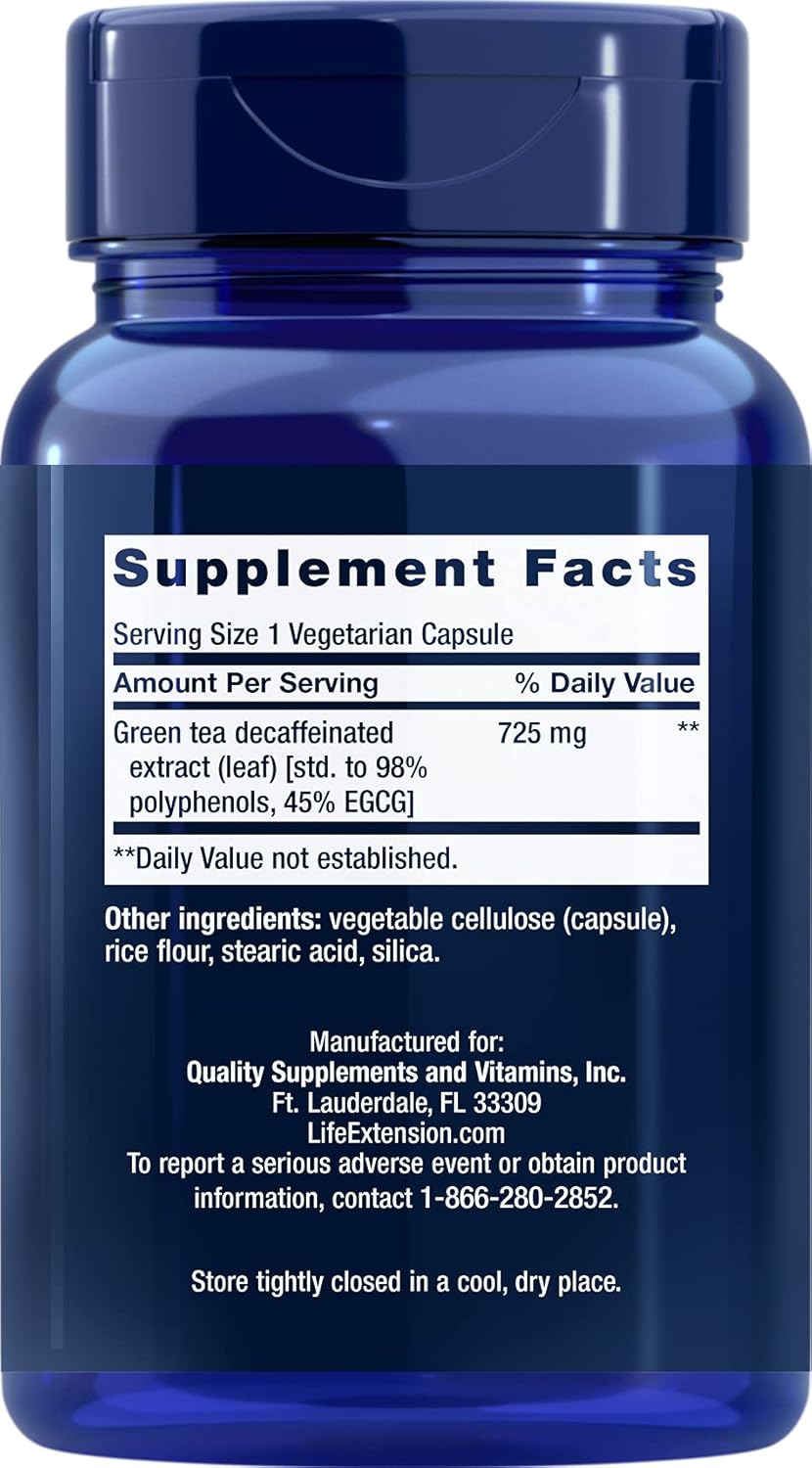 Buy Life Extension Decaffeinated Mega Green Tea Extract For Cholesterol Management Cellular Cardiovascular Cognitive Health Rich In Polyphenols Gluten Free Non Gmo 100 Vegetarian Capsules Online At Lowest Price Buy Life Extension Decaffeinated Mega Green Tea Extract For Cholesterol Management Cellular Cardiovascular Cognitive Health Rich In Polyphenols Gluten Free Non Gmo 100 Vegetarian Capsules Online At Lowest Price