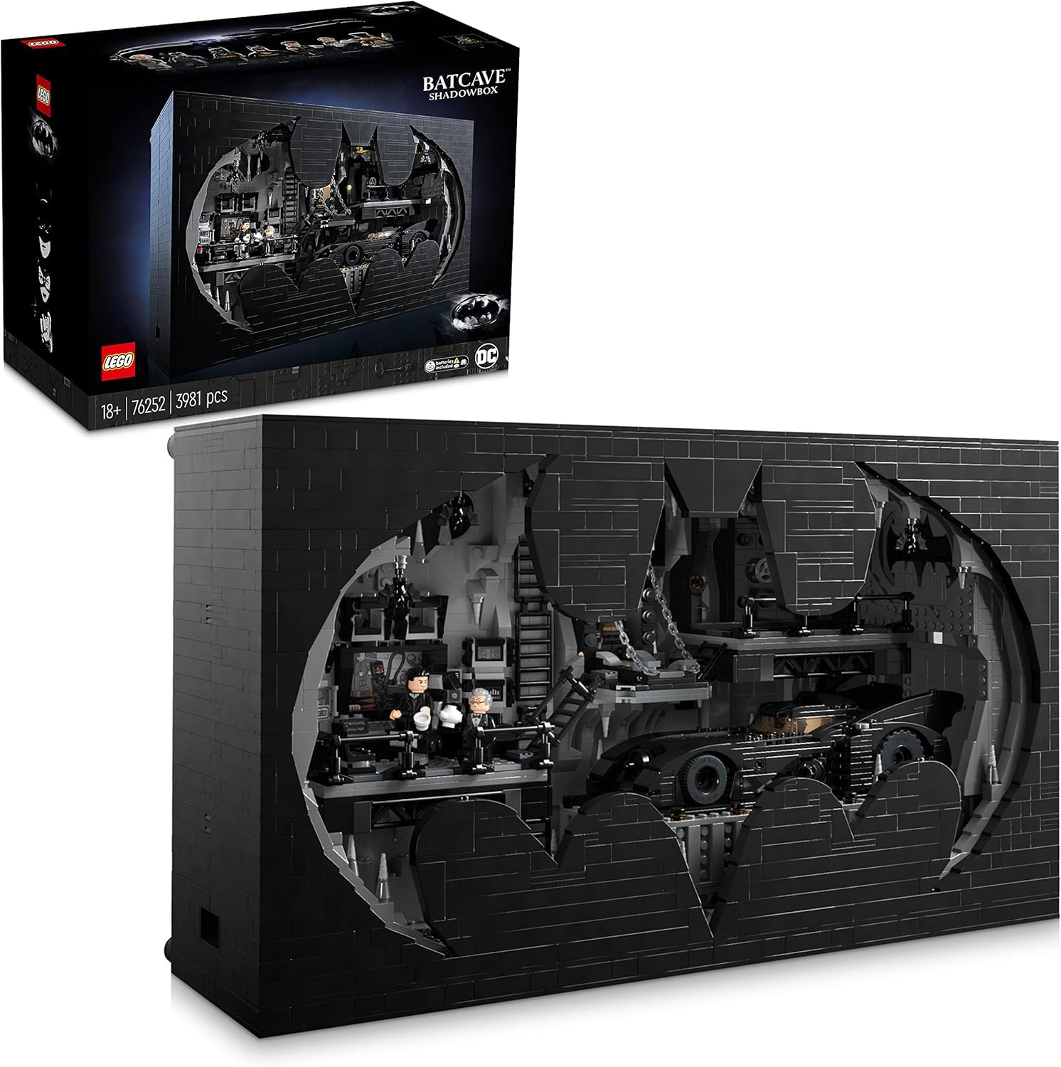 LEGO® DC Batman™ Batcave – Shadow Box 76252 Building Kit (3,981 Pieces)