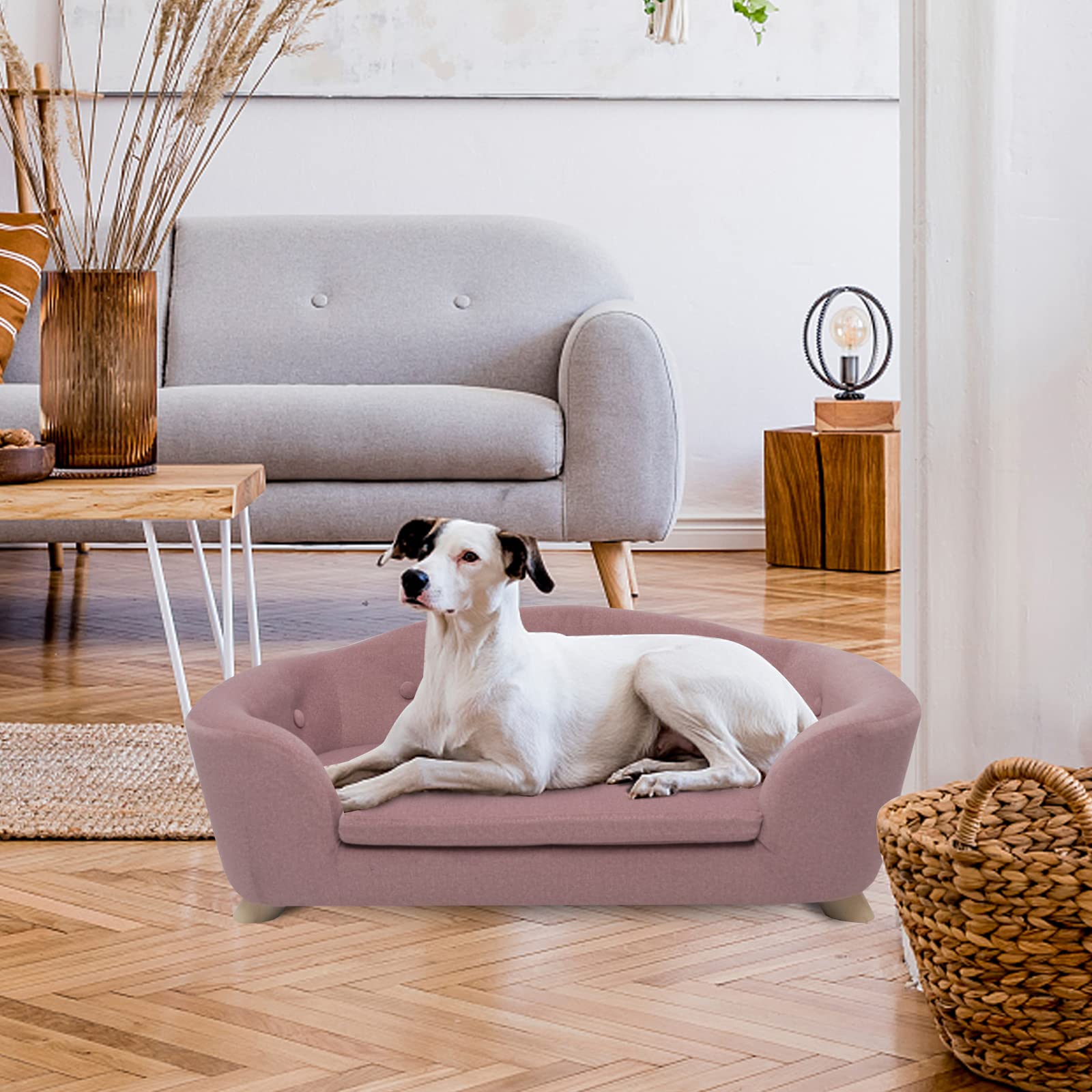 Dog's Life Slumber Sofa Pink Sizes main image 1