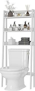 UTEX Over The Toilet Storage Shelf, 3-Tier Over Toilet Bathroom Organize...