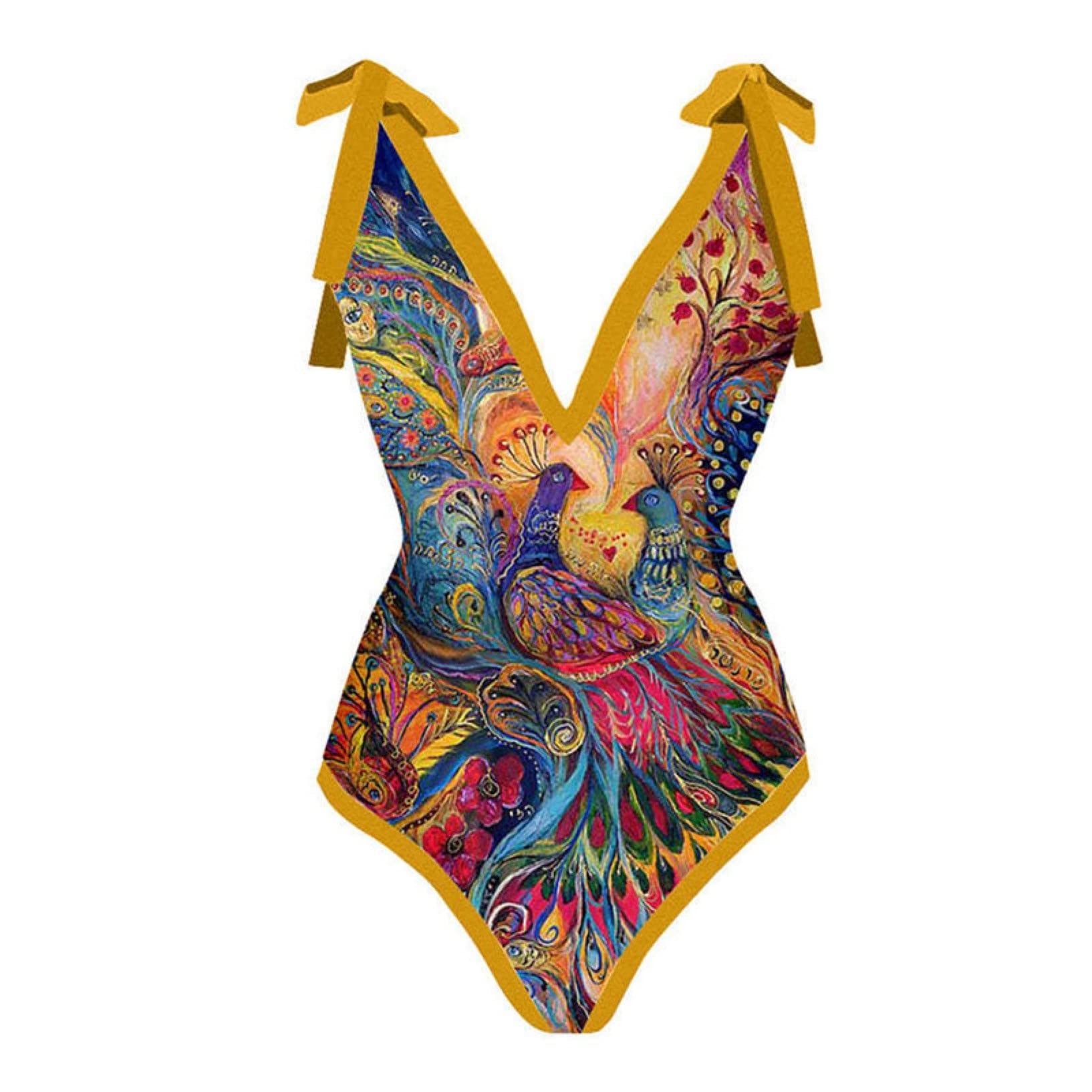 Mujeres Traje De Baño De Dos Piezas con Falda Larga Sarong Playa Cover Up Beachwear para Playa, Piscina, Vacaciones Tropicales (Color : C, Size : M)