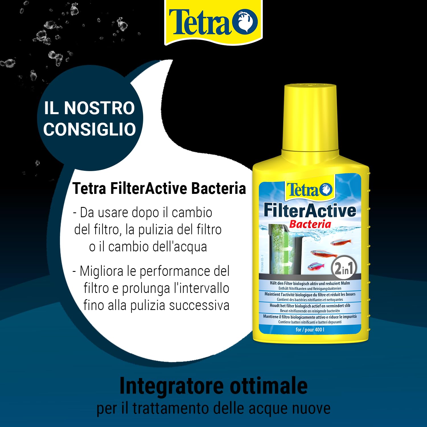 Tetra WP Pompa per Acquari di 10-80 L