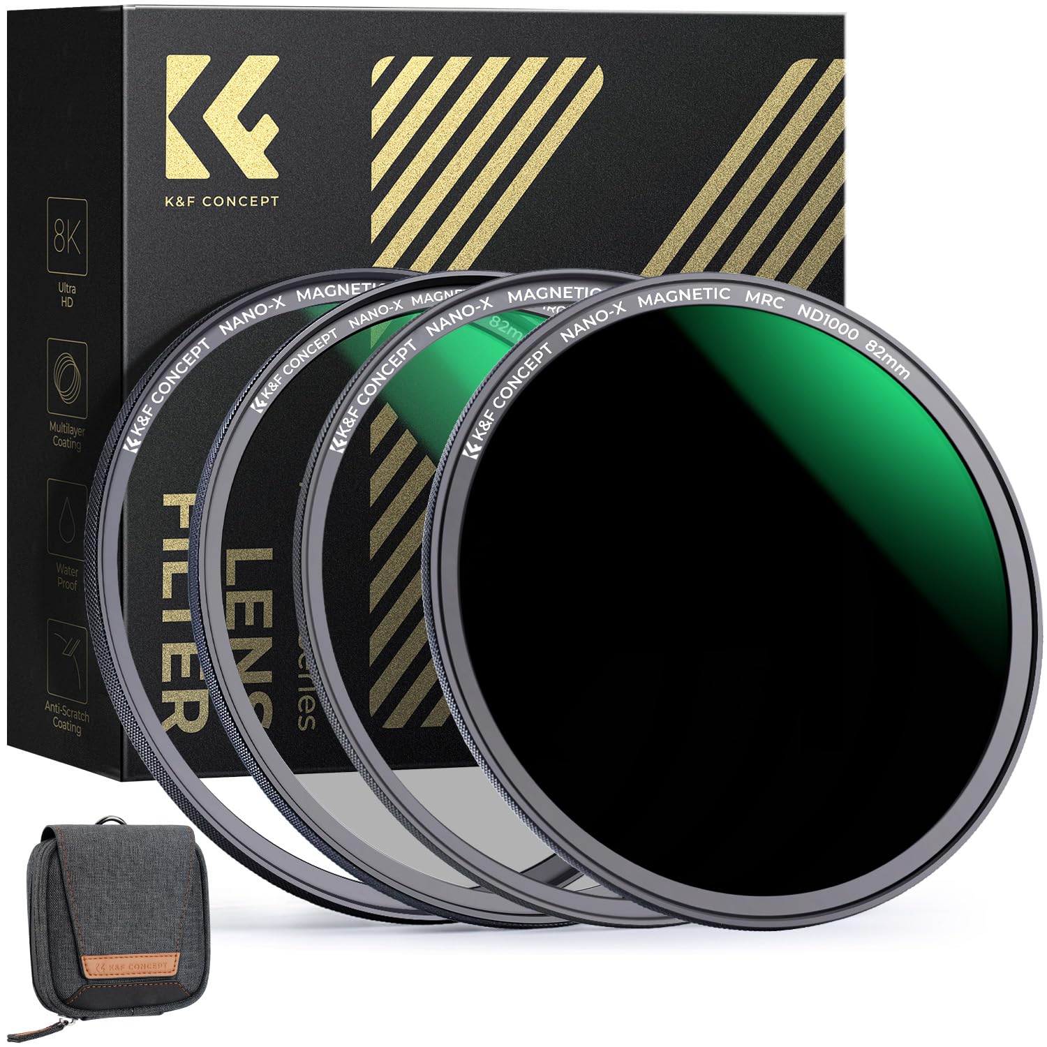 72mm Magnetic MCUV CPL Fixed ND1000 Lens Filters Kit